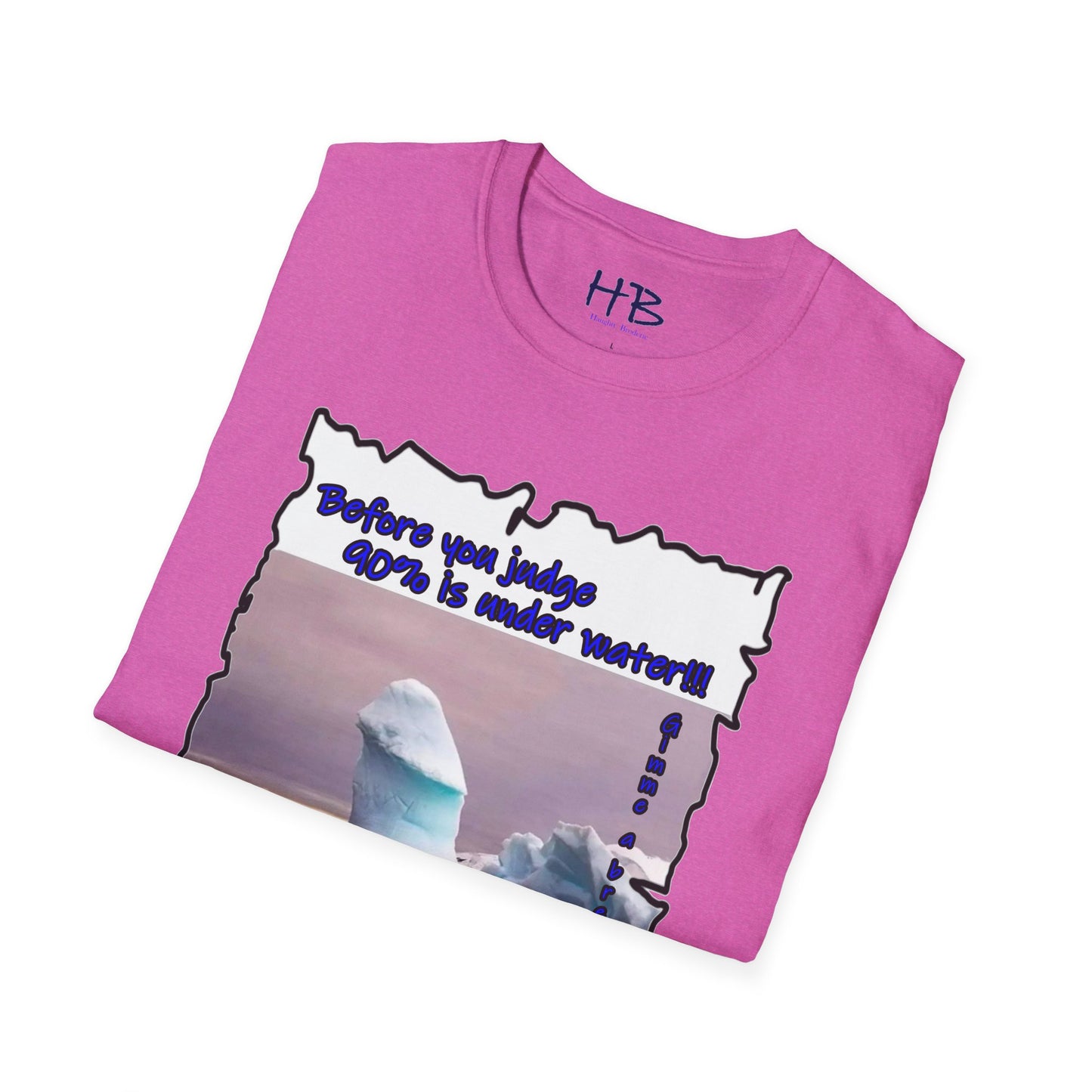 90% Below Judging the Unseen Beneath the Surface; The Iceberg Perspective Laughing at Assumptions While Challenging Prejudice