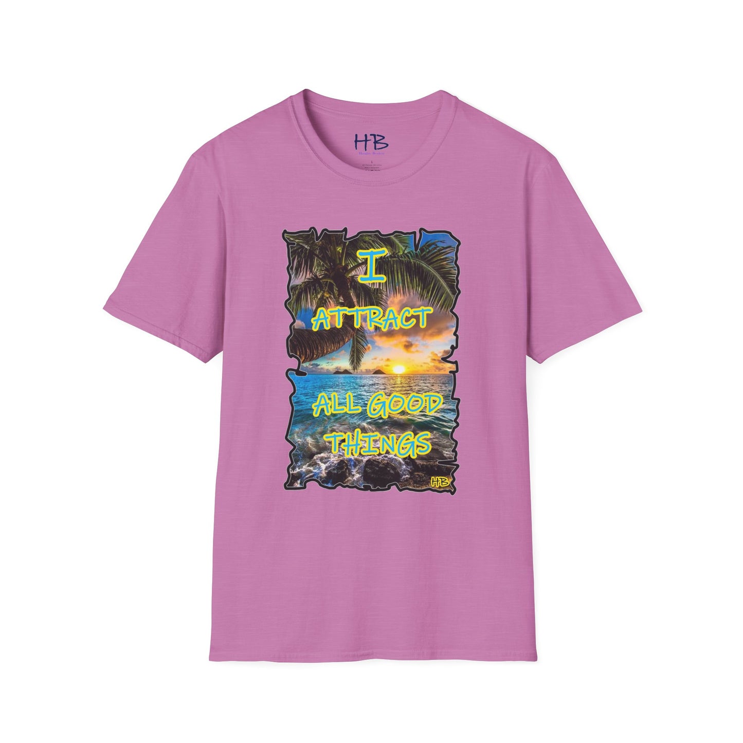 Ocean Sunset Affirmation Dreamscape; Affirmation Empowering Style who Attracts All Good Things