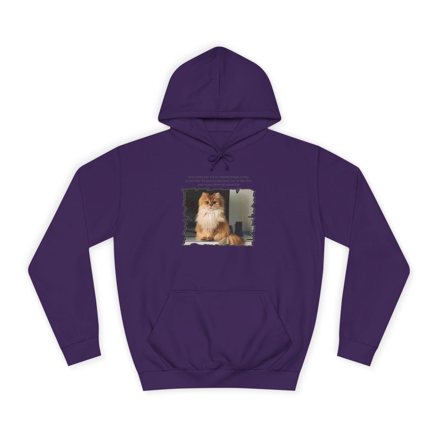 Get Yours Now -- Mesmerizing Lonely Kitty (Hoodie - Cozy and Durable)