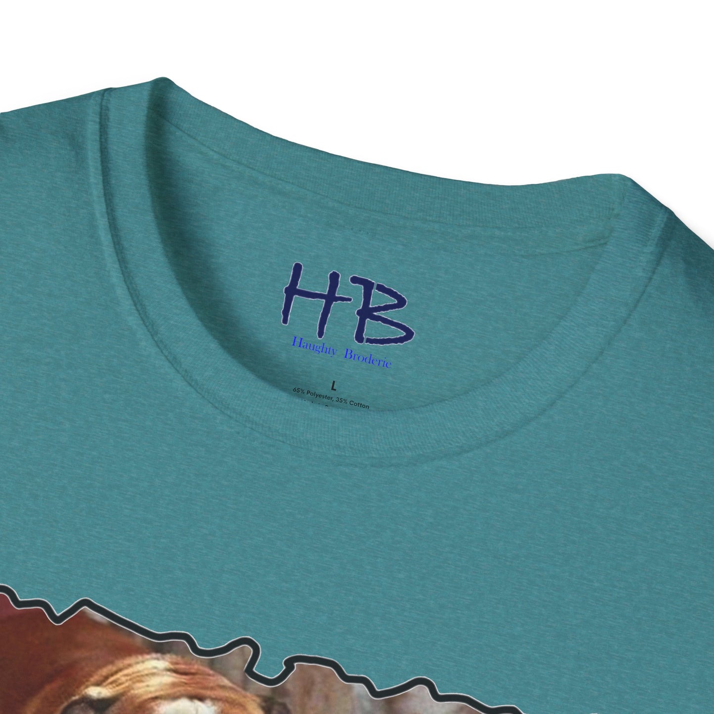 Baby Bull Dog squashing mommy's nose