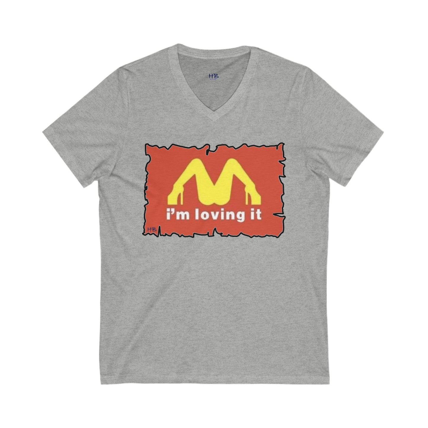 Originality in Motion using Twist of Charm and how much we lovin' it (Unisex Jersey Short Sleeve V-neck - Comfortable Everyday Wear)