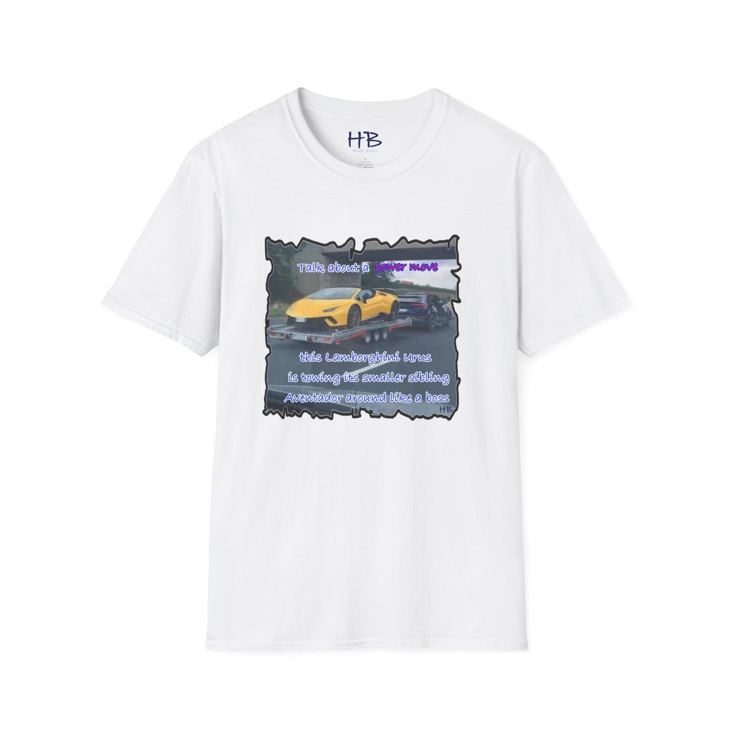 Oh look, it's a unicorn on wheels! Power Move Lambo towing Lambo