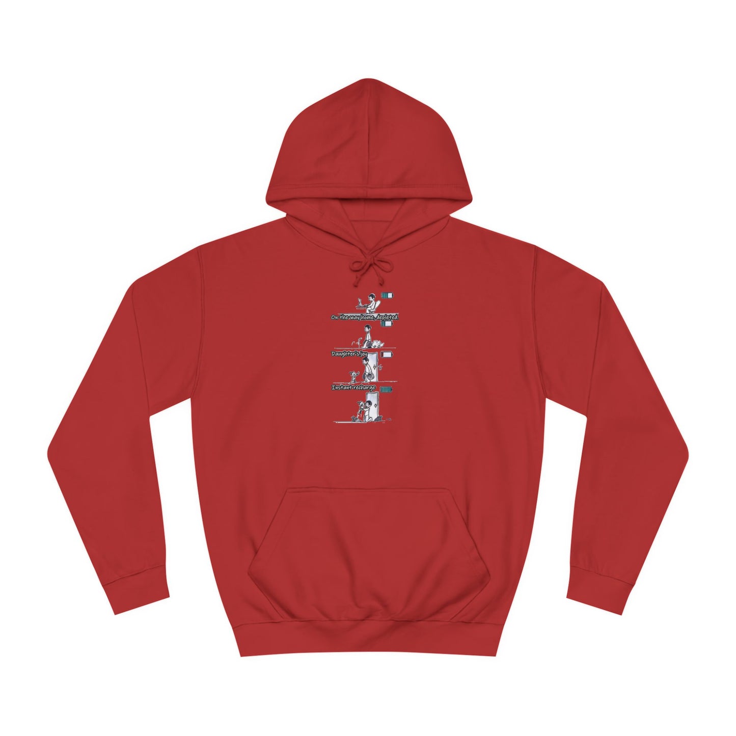 Get Yours Now -- Life's Canvas Daily Energies Unleashed; Day in, Day Out From Office to Home using Threads of Resilience (Hoodie - Cozy and Durable)