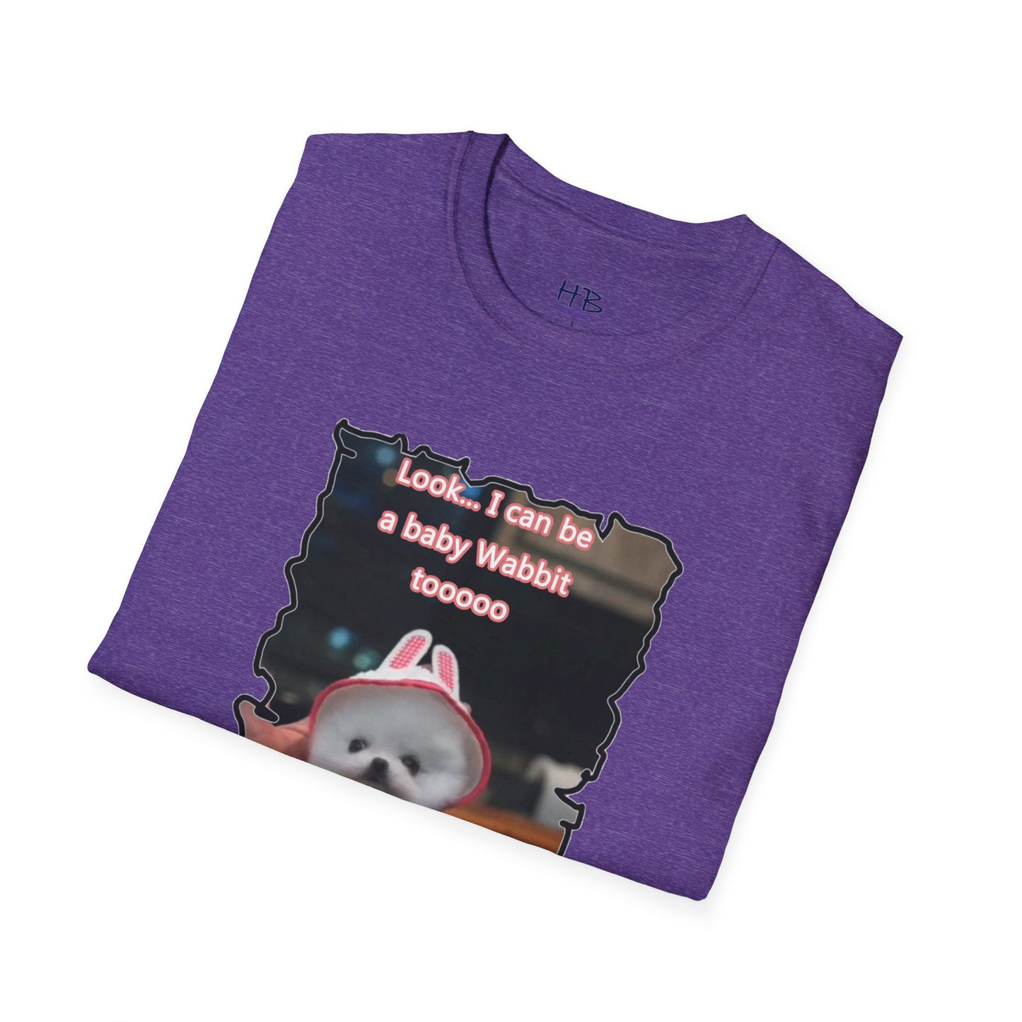 Bichon Maltese puppy dressed in a cute rabbit costume