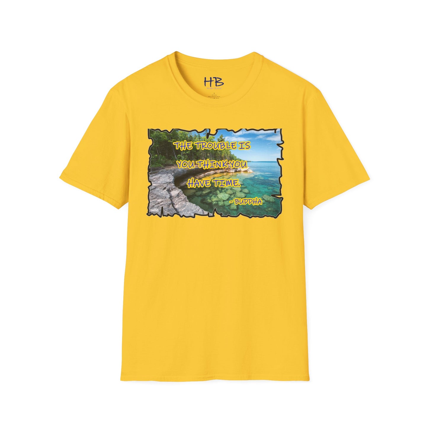 Buddha's Timeless Horizon Harmony; Philosophical Mirage Ethereal Lake Sunset Discourse 6