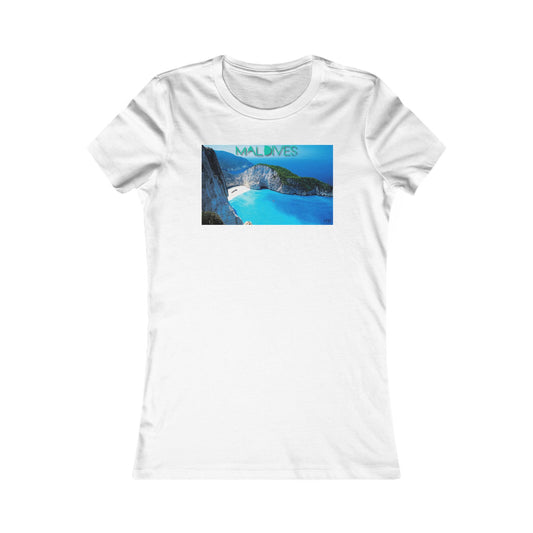 Paradise Found in the Maldives Marvel (Women - Premium Cotton Tee)