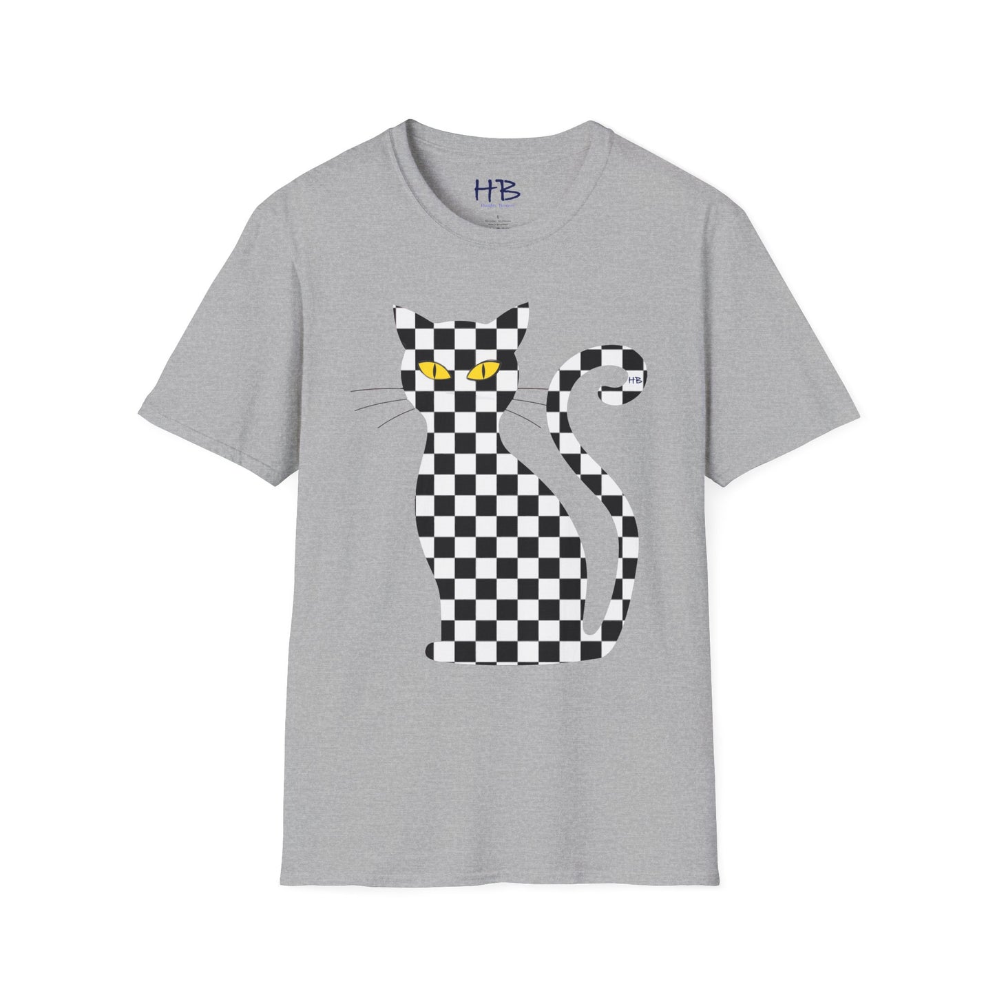 Unconventional Elegance: The Checkered Cat