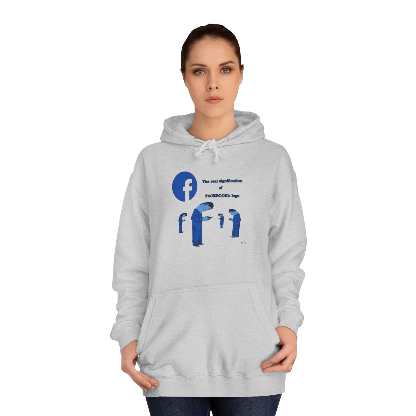 Behind the Logo Unveiling the True Facebook (Hoodie - Cozy and Durable)