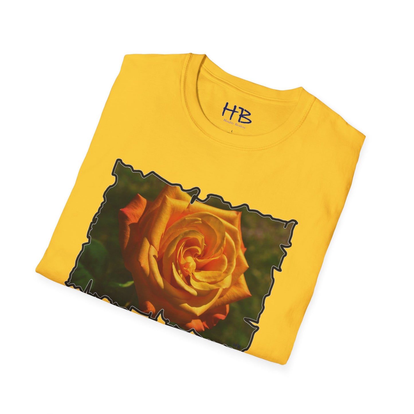 Blossoming Splendor: The Majestic Orange Rose Tee Shirt