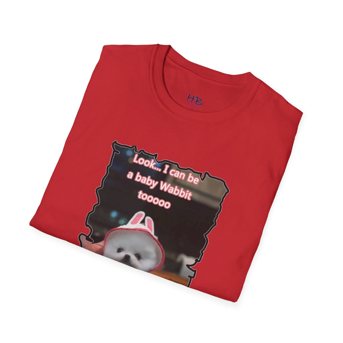 Bichon Maltese puppy dressed in a cute rabbit costume