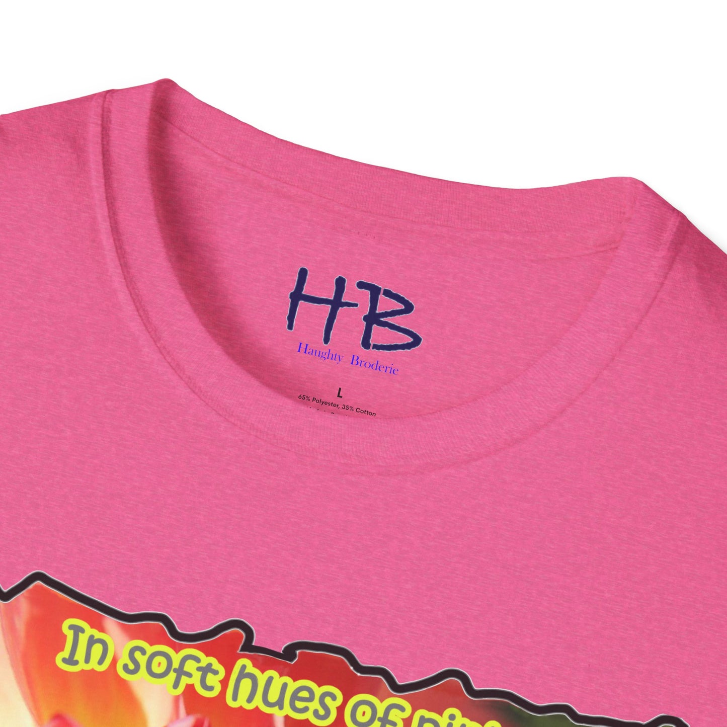 Experience the gentle allure as a pink flower gracefully reveals its exquisite beauty in soft shades of pink