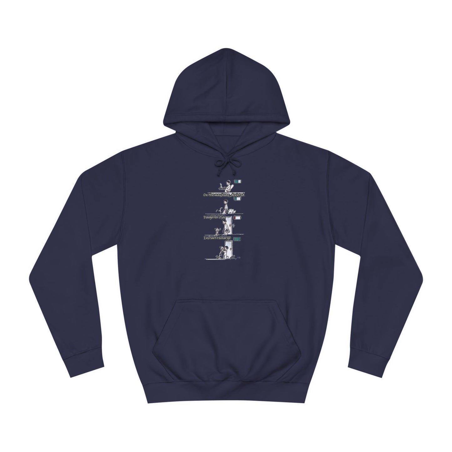 Get Yours Now -- Life's Canvas Daily Energies Unleashed; Day in, Day Out From Office to Home using Threads of Resilience (Hoodie - Cozy and Durable)
