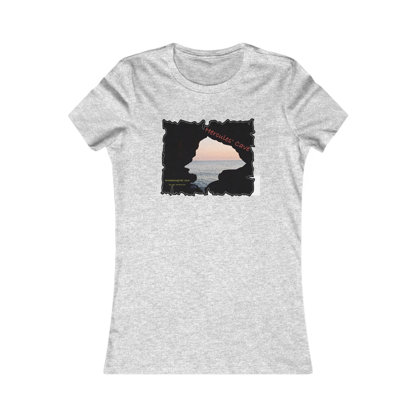 Tanger's Treasure Hercules' Cave Sunset (Women - Premium Cotton Tee)