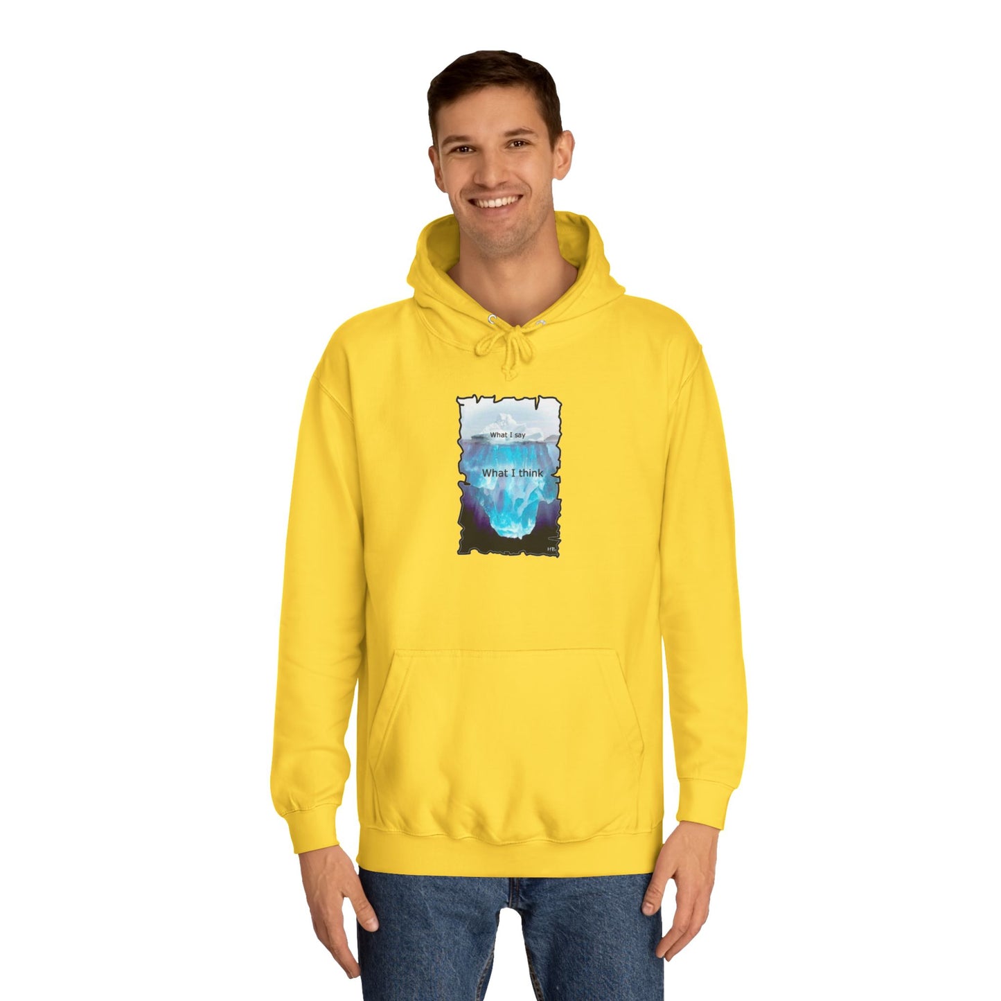 Below the Surface Veiled Verbalization (Hoodie - Cozy and Durable)