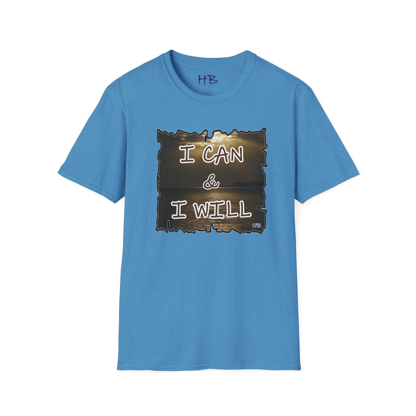 Unleashing the Empowering Emblem Inner Champion: Radiate Determination with Inspirational Style "I CAN & I WILL"