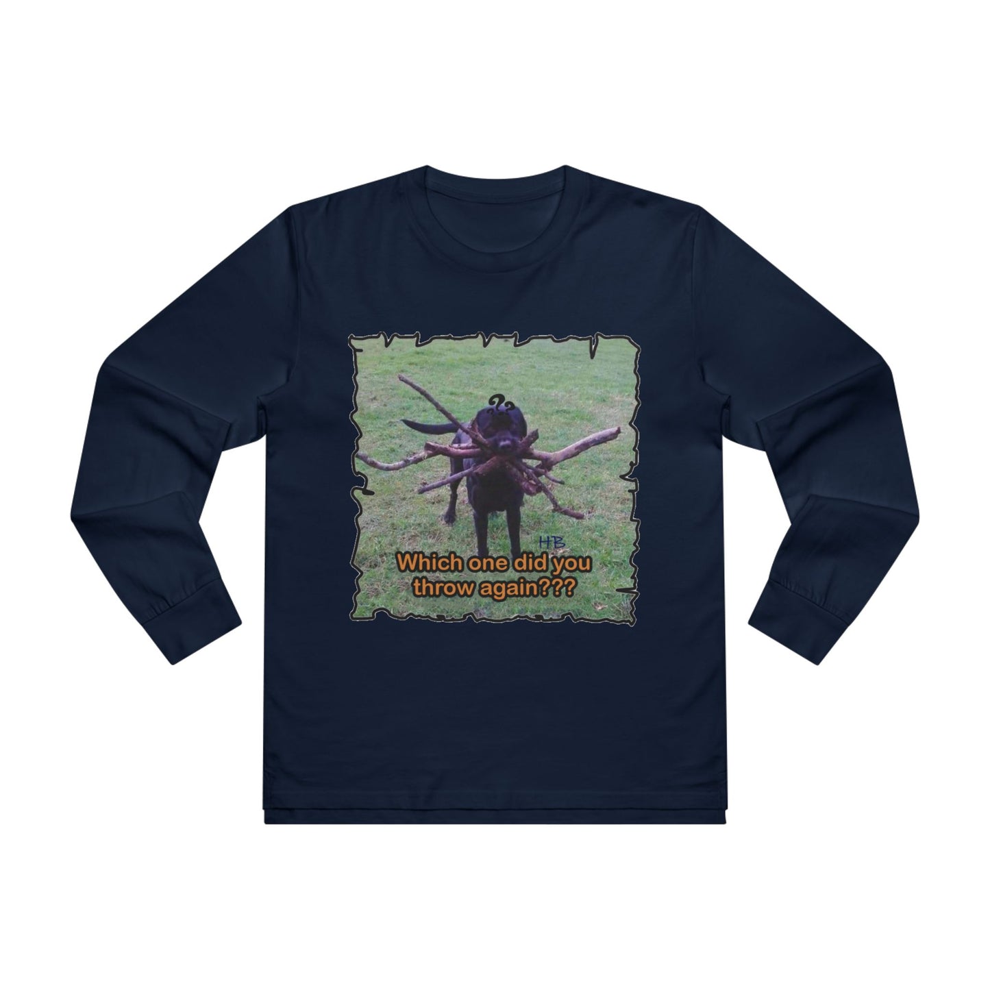 Get Yours Now -- Fetching Pawsitively Cute (Men's Base Longsleeve Tee - All-Season Wear)