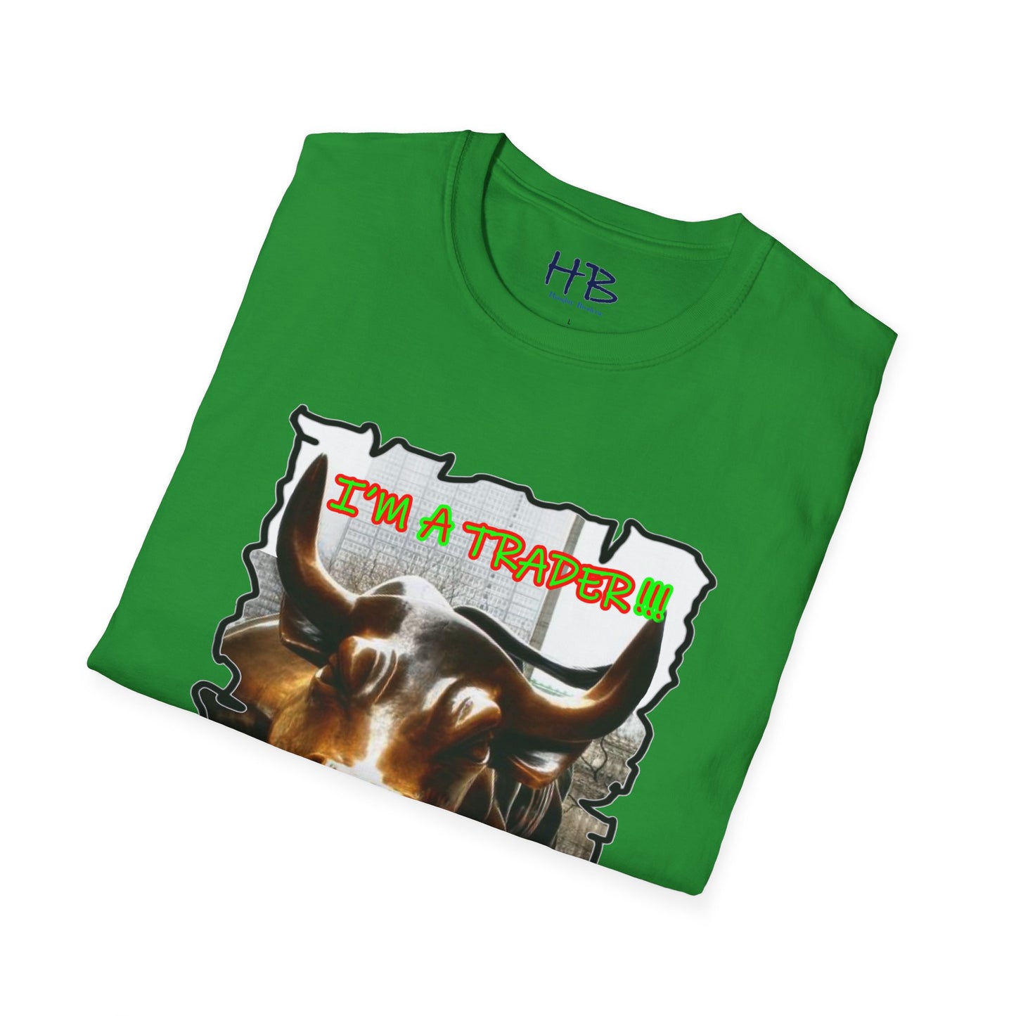 Wall Street Bullish Fashion Trading Enthusiast; Green & Red Confidence Stock Market Vibes