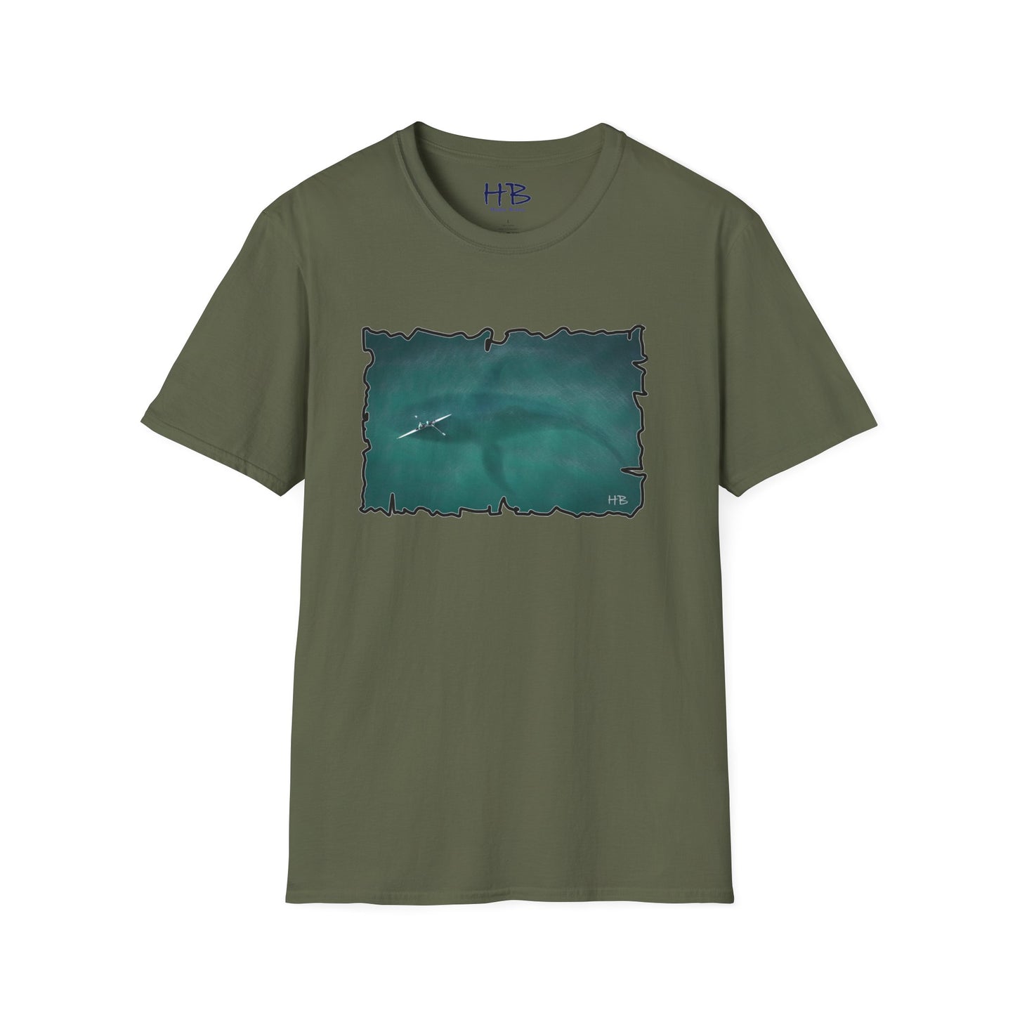 Whale's Shadow: A Harmony Between Worlds Tee Shirt