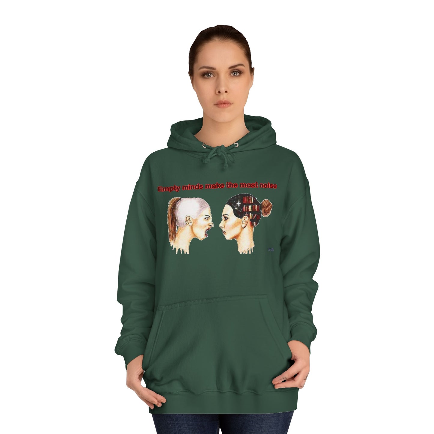 Get Yours Now -- Noiseless Nobility to Educate with The Power of Quiet Intellect (Hoodie - Cozy and Durable)