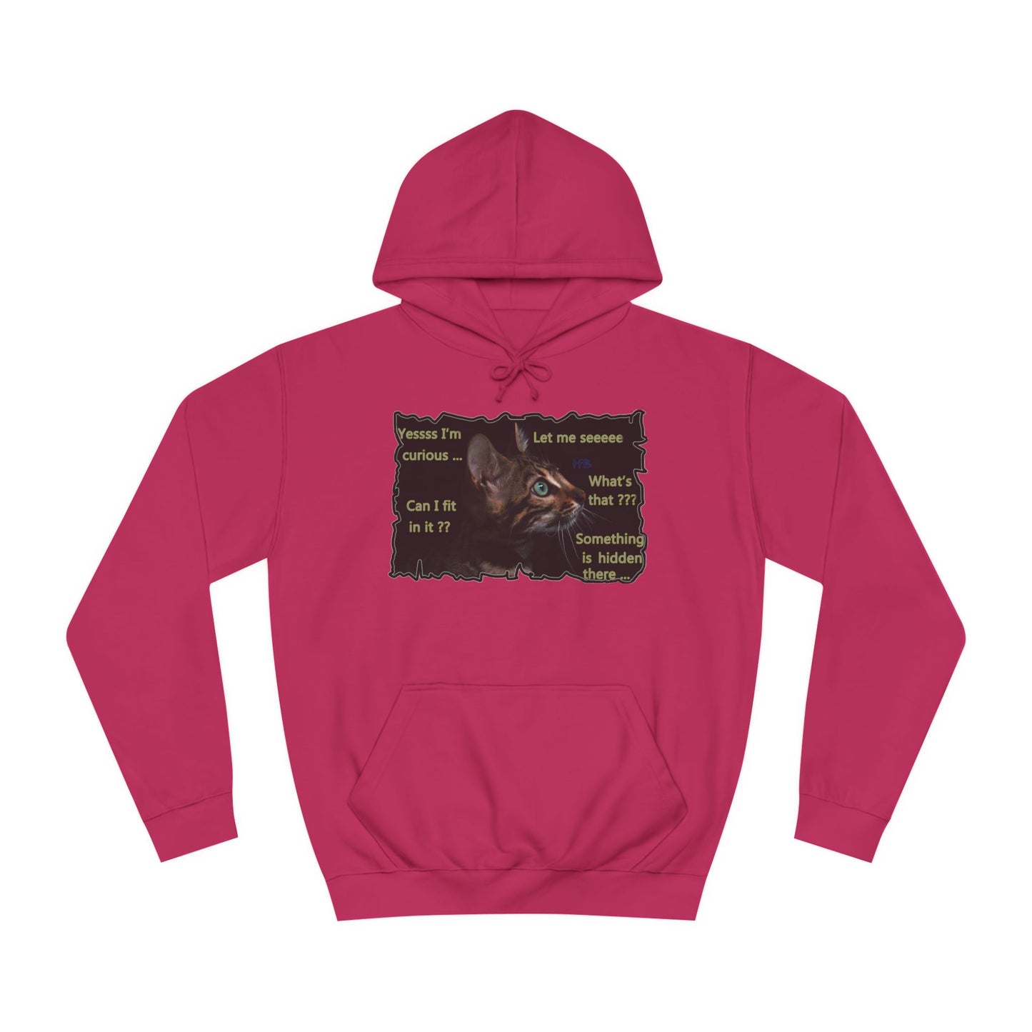Get Yours Now -- Kitten curiosity and care free (Hoodie - Cozy and Durable)