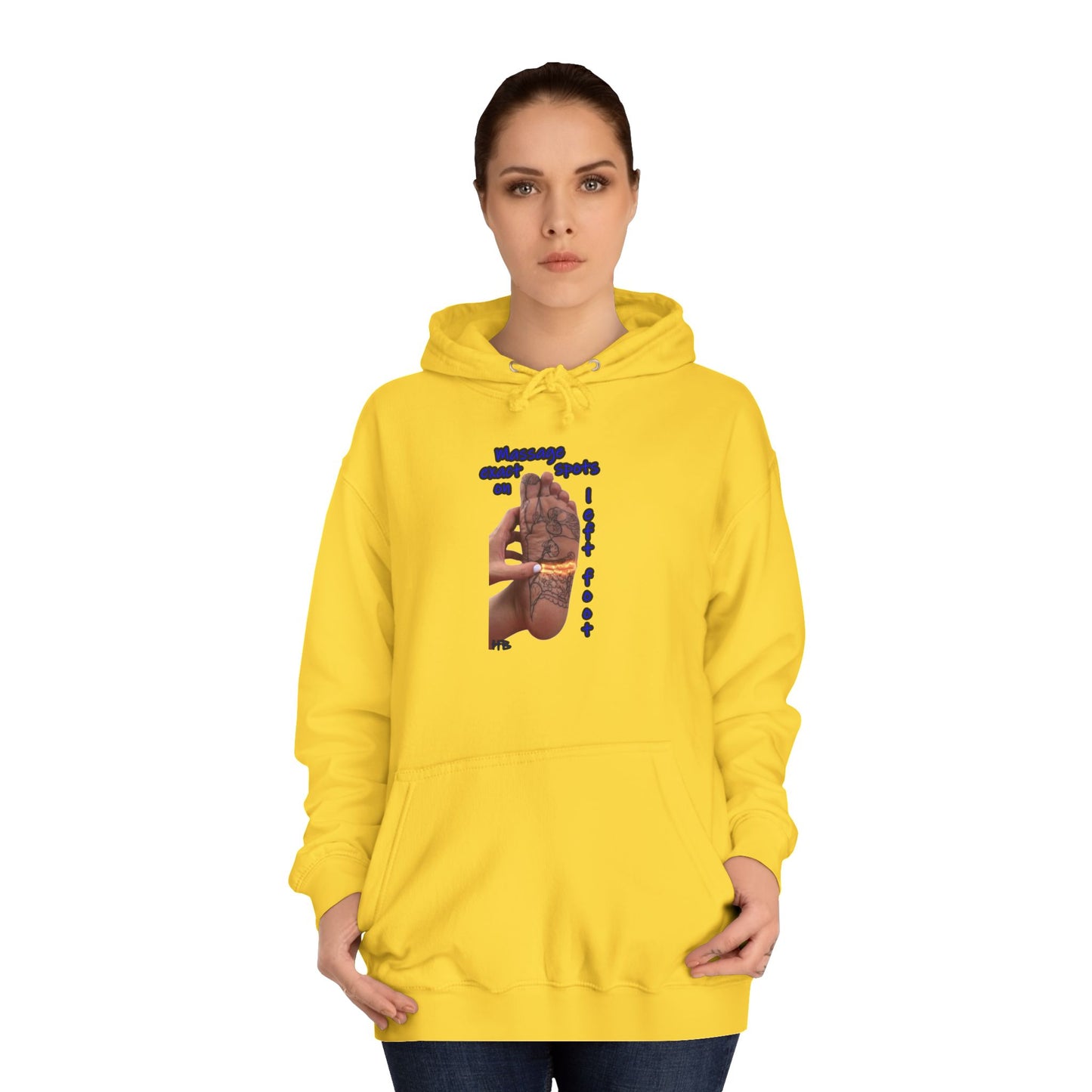 Get Yours Now -- Foot-Palm Wellness Organic Harmony;  Self-Care Holistic Healthwear (Hoodie - Cozy and Durable)
