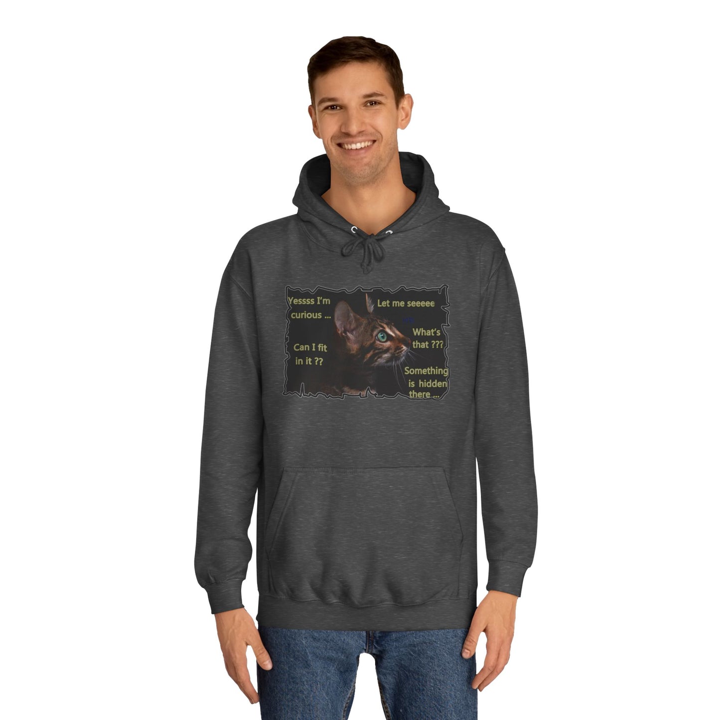 Get Yours Now -- Kitten curiosity and care free (Hoodie - Cozy and Durable)