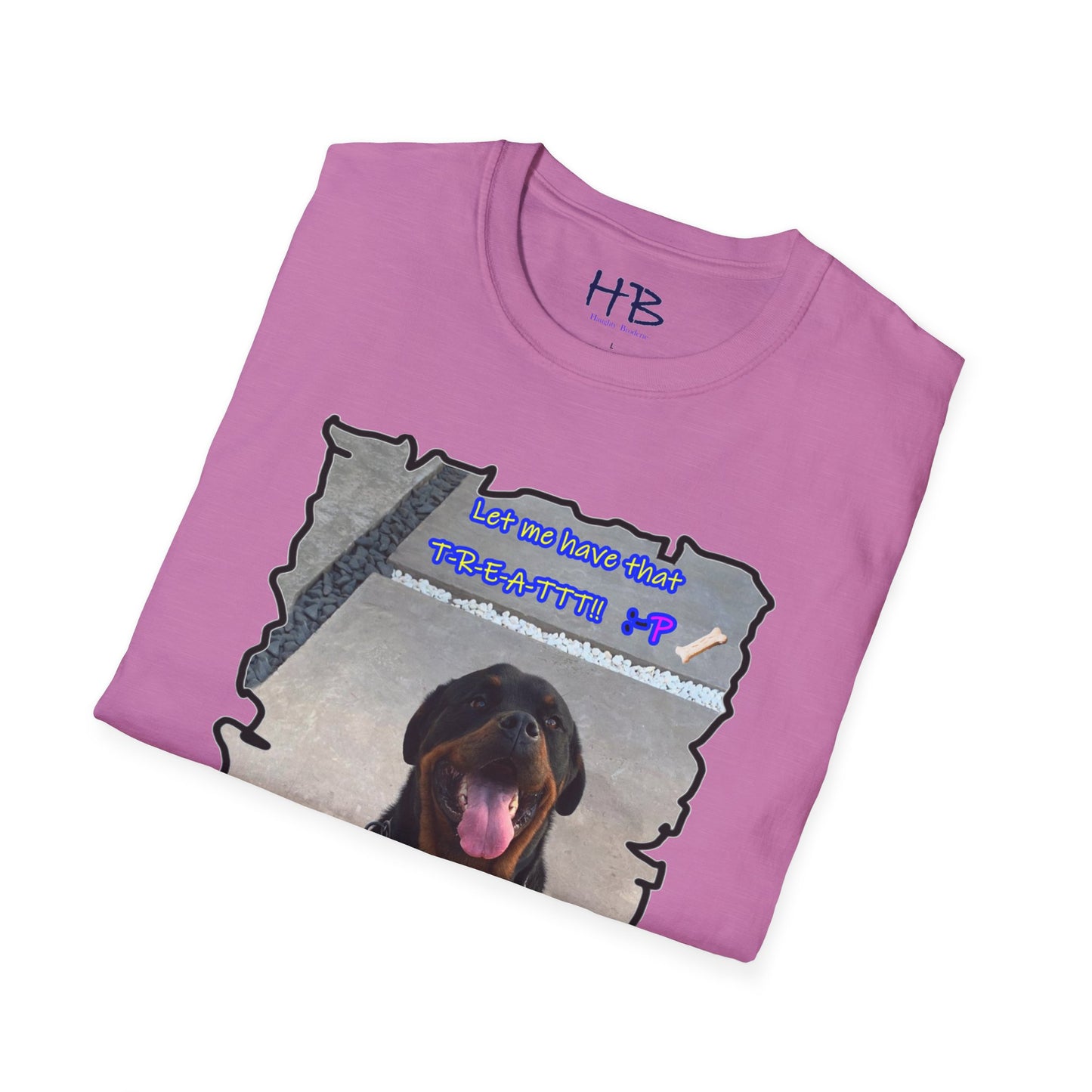 Unleashing Joy: Canine Delights with Rothweiler Luke's Charming Treatful Expression in Focus for a treat