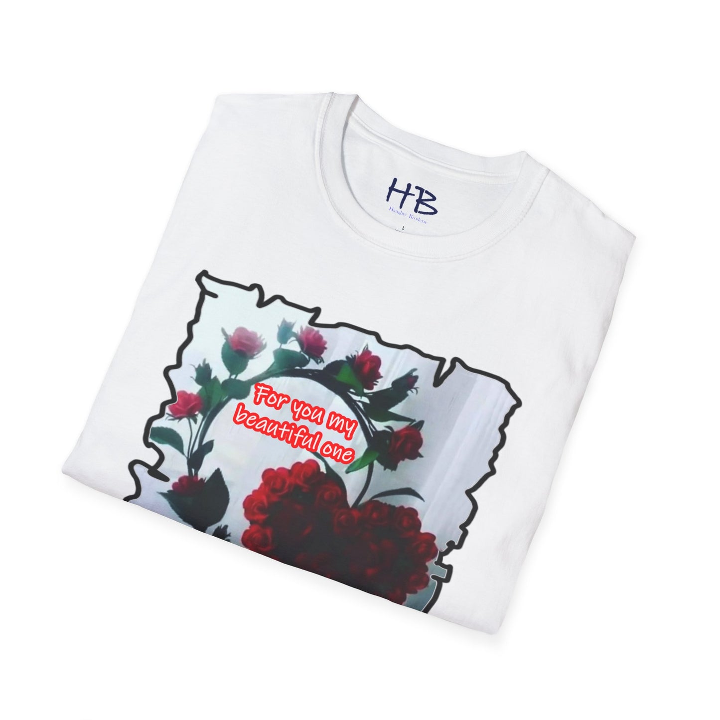 A Botanical Elegance Wearable Ode to Love; A Red Heart Rhapsody Floral Symphony Romantic Reverie