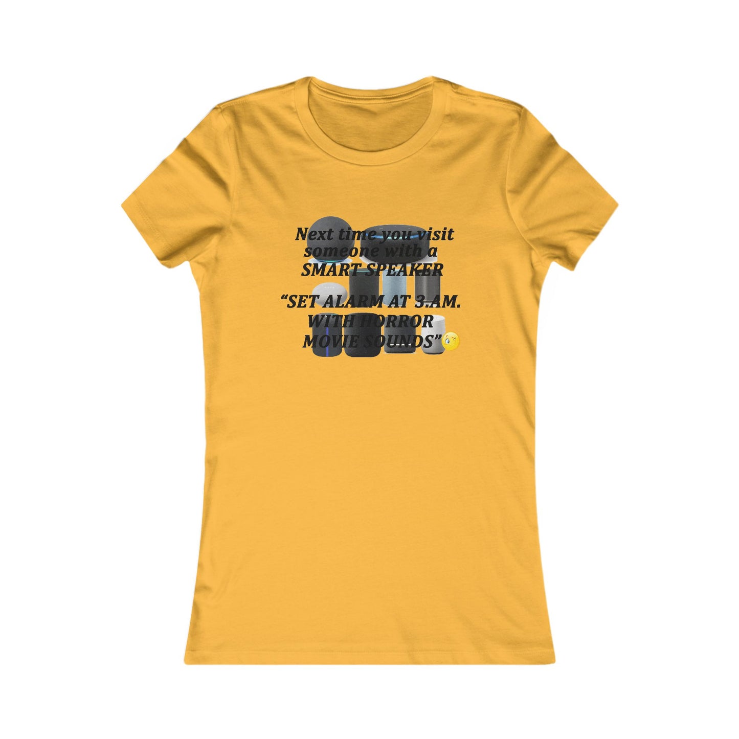 3 AM Horror movie sound (Women - Premium Cotton Tee)