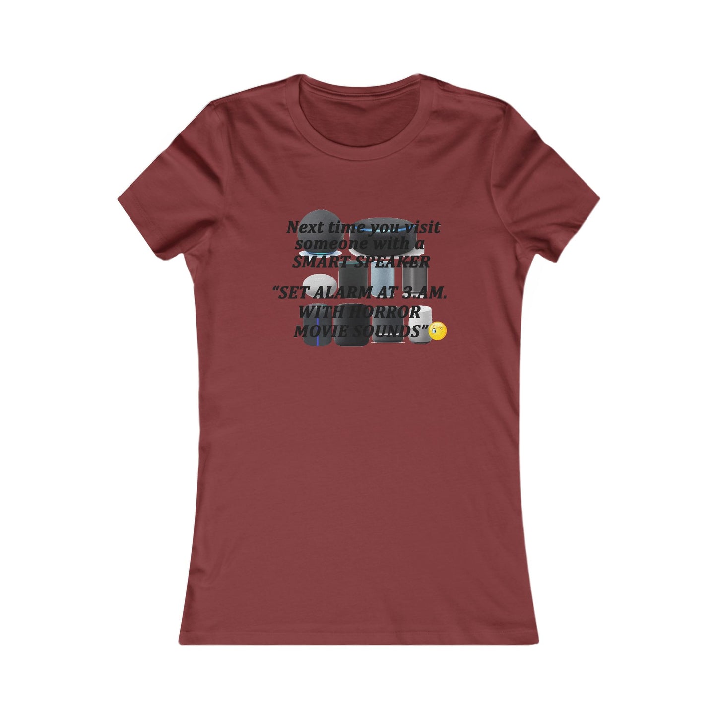 3 AM Horror movie sound (Women - Premium Cotton Tee)