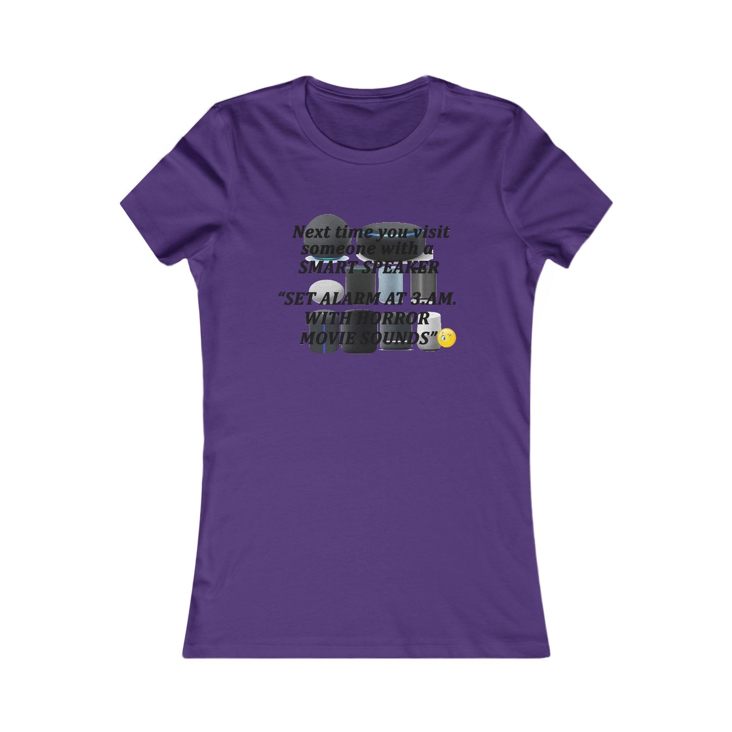 3 AM Horror movie sound (Women - Premium Cotton Tee)