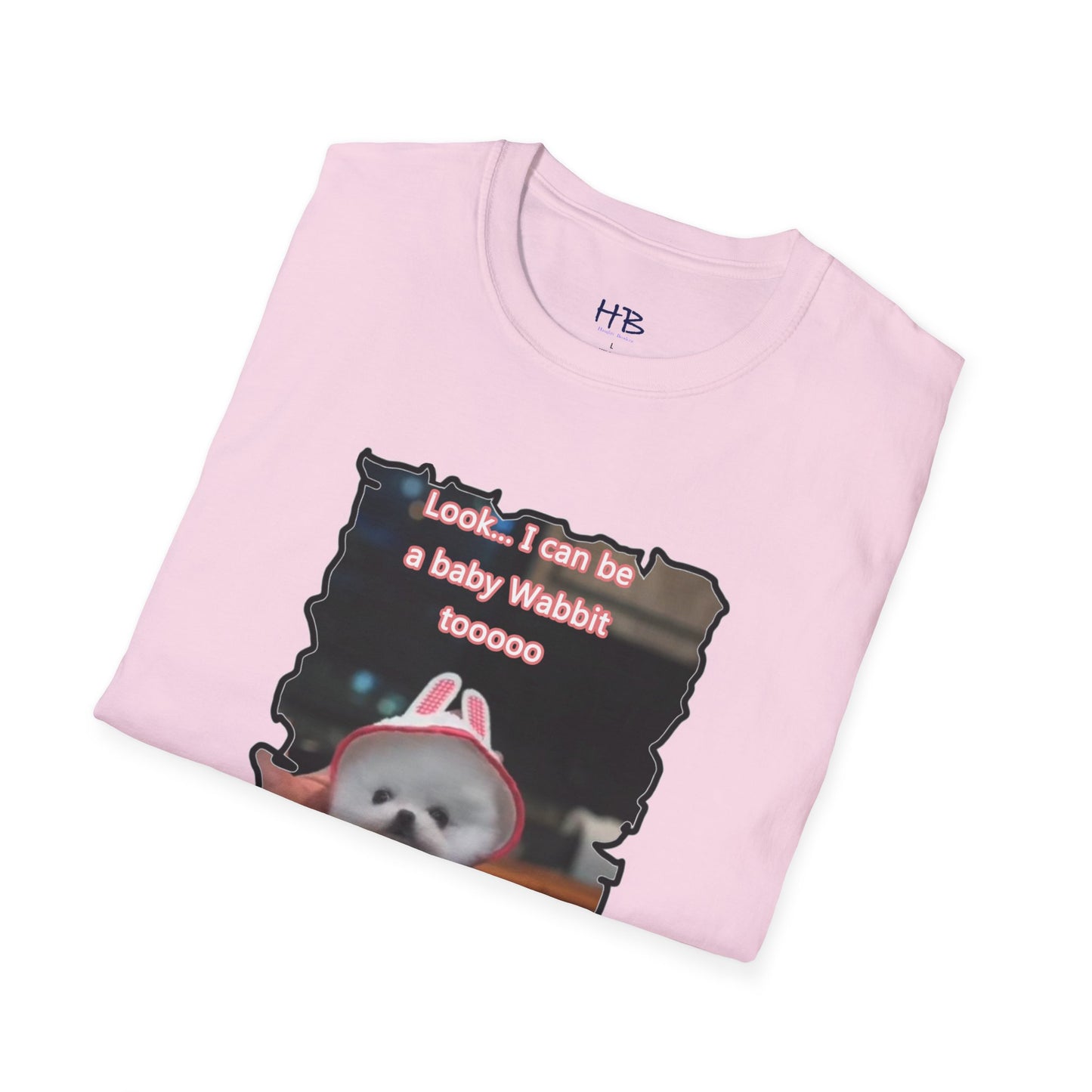 Bichon Maltese puppy dressed in a cute rabbit costume