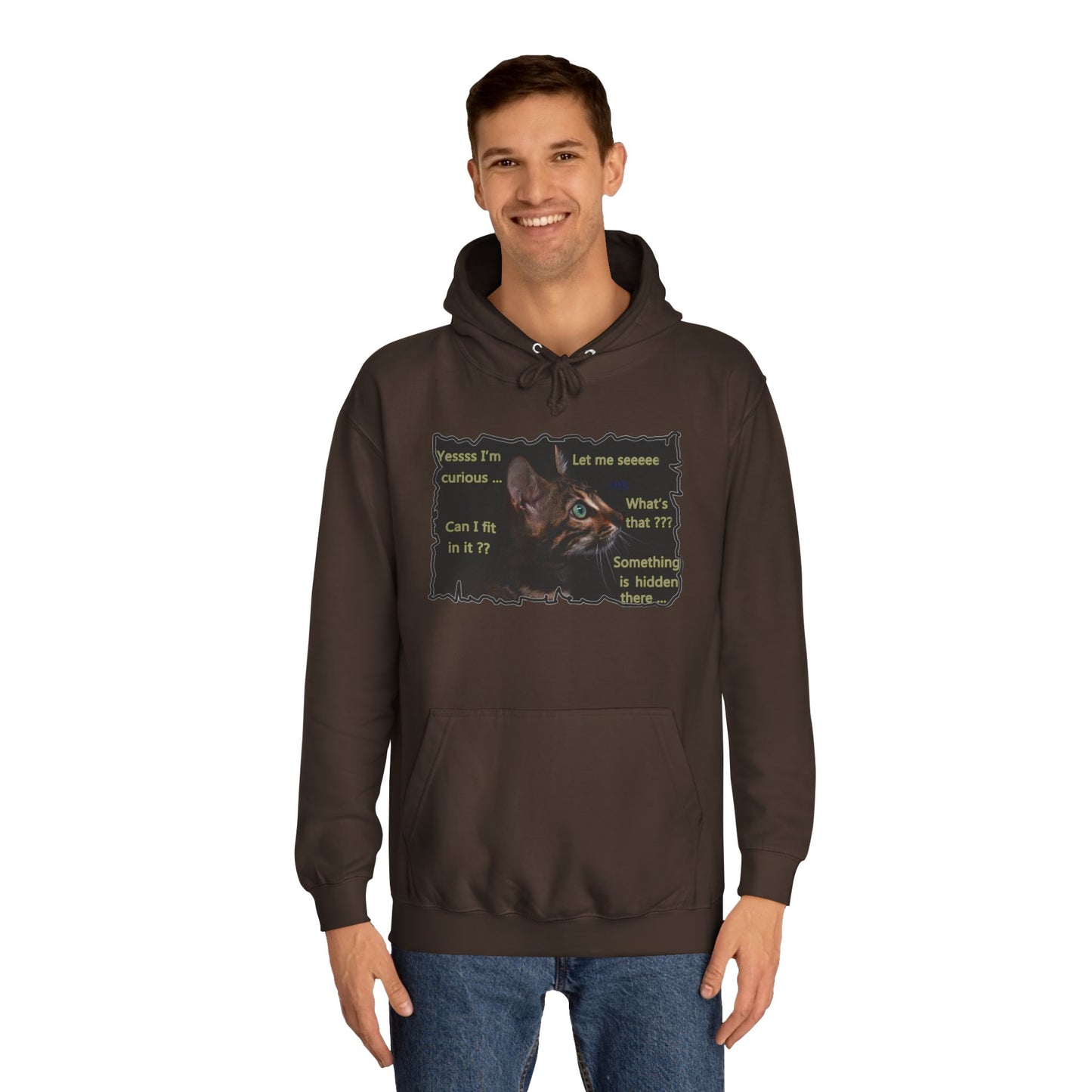 Get Yours Now -- Kitten curiosity and care free (Hoodie - Cozy and Durable)