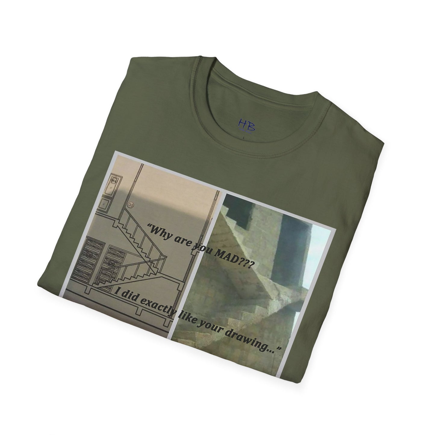 Comical Architectural Irony Stairs Sketch