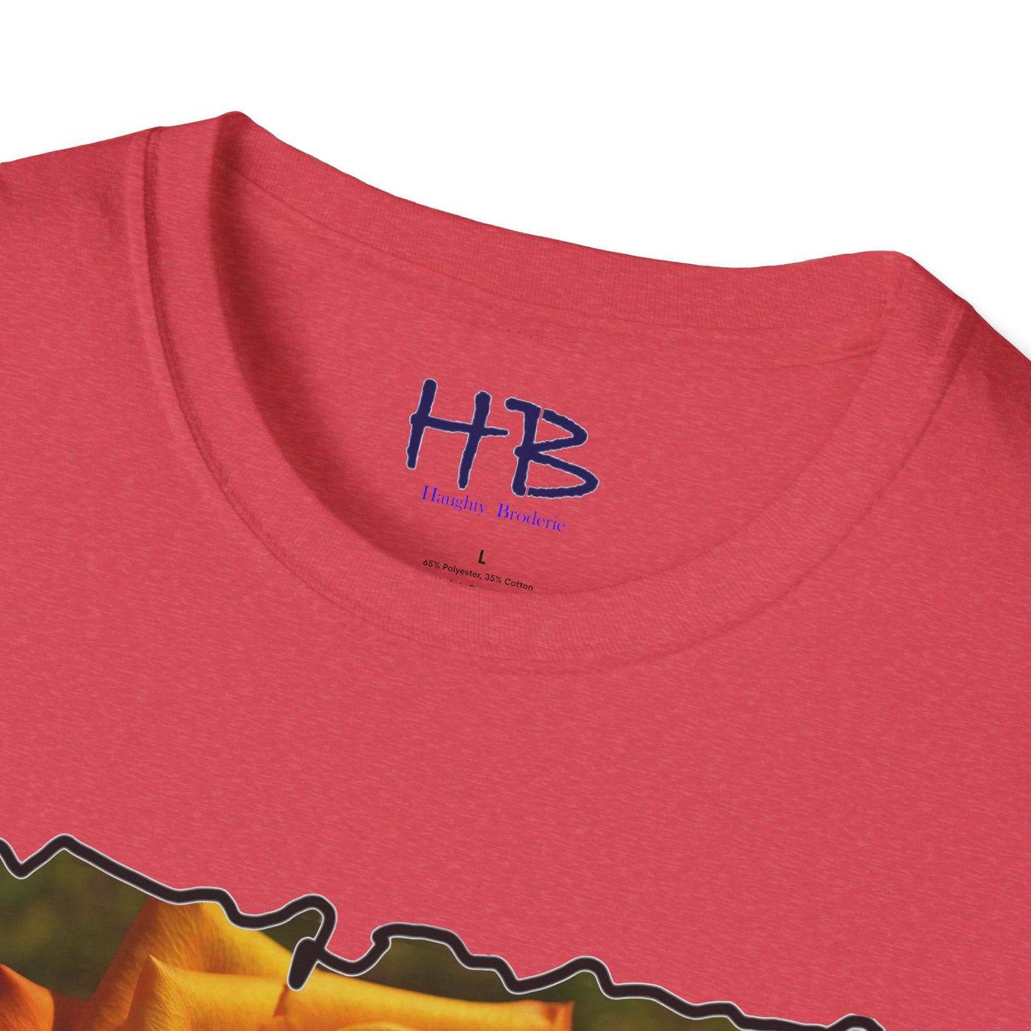 Blossoming Splendor: The Majestic Orange Rose Tee Shirt