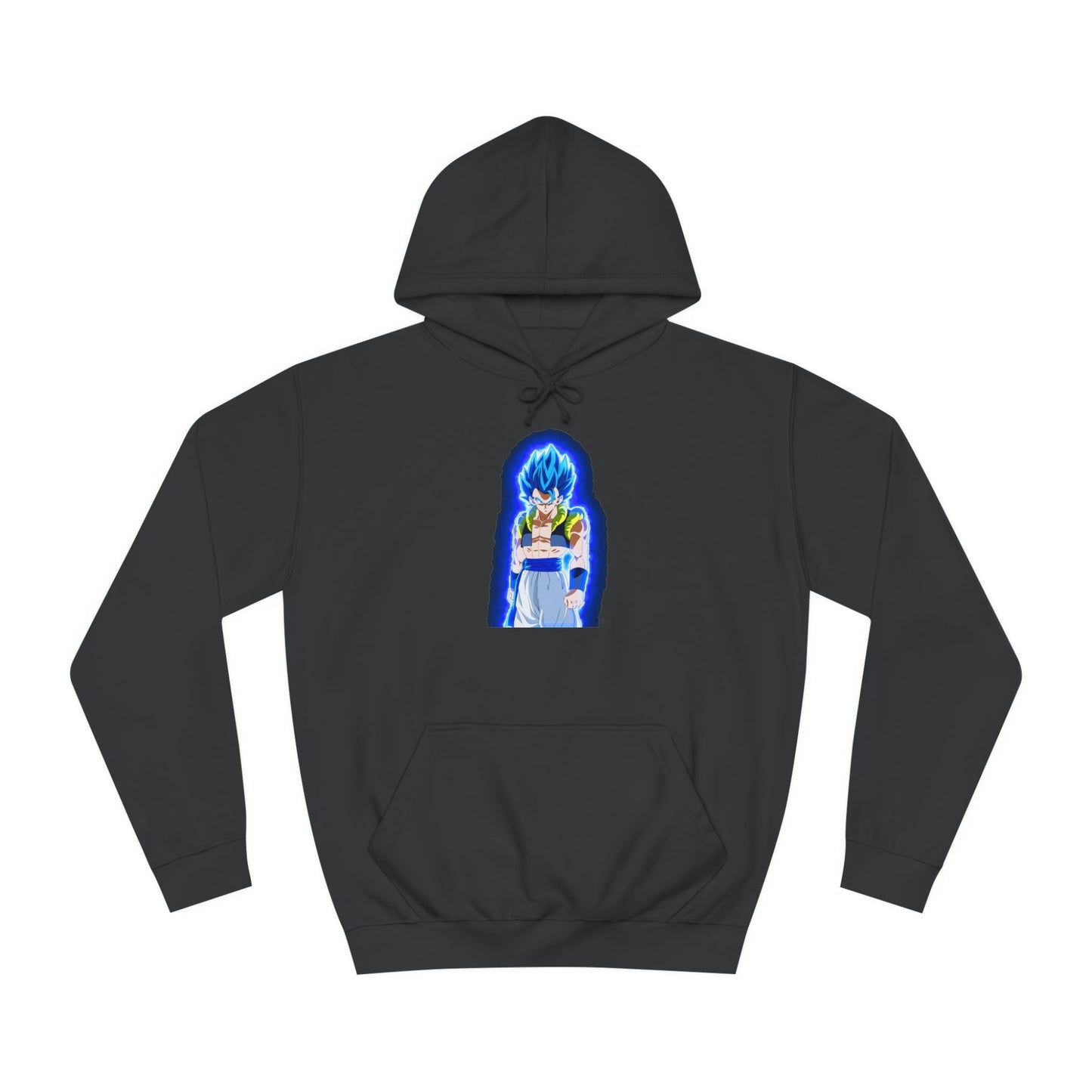 Superhero in Blue in max level (Hoodie - Cozy and Durable)