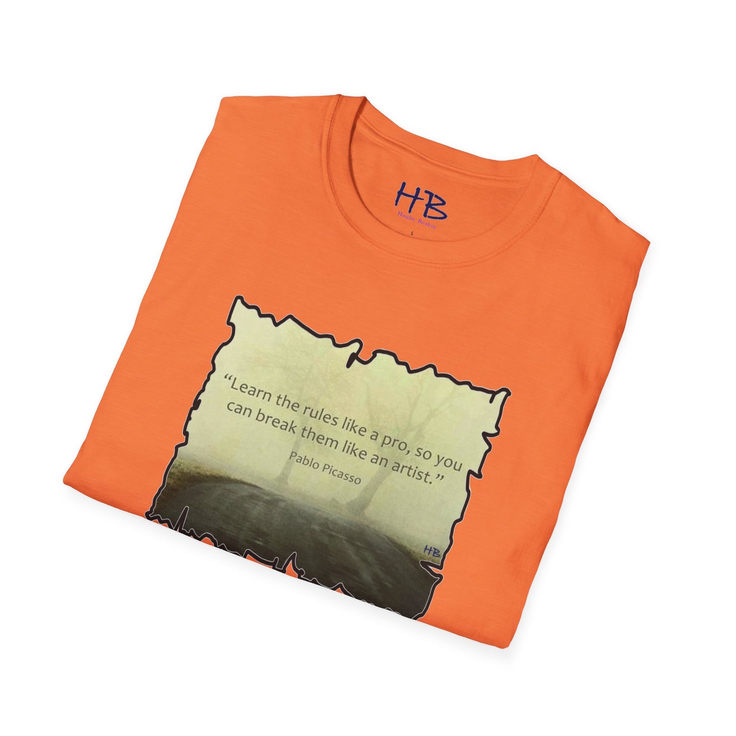 Picasso famous quote learn the rules like a pro