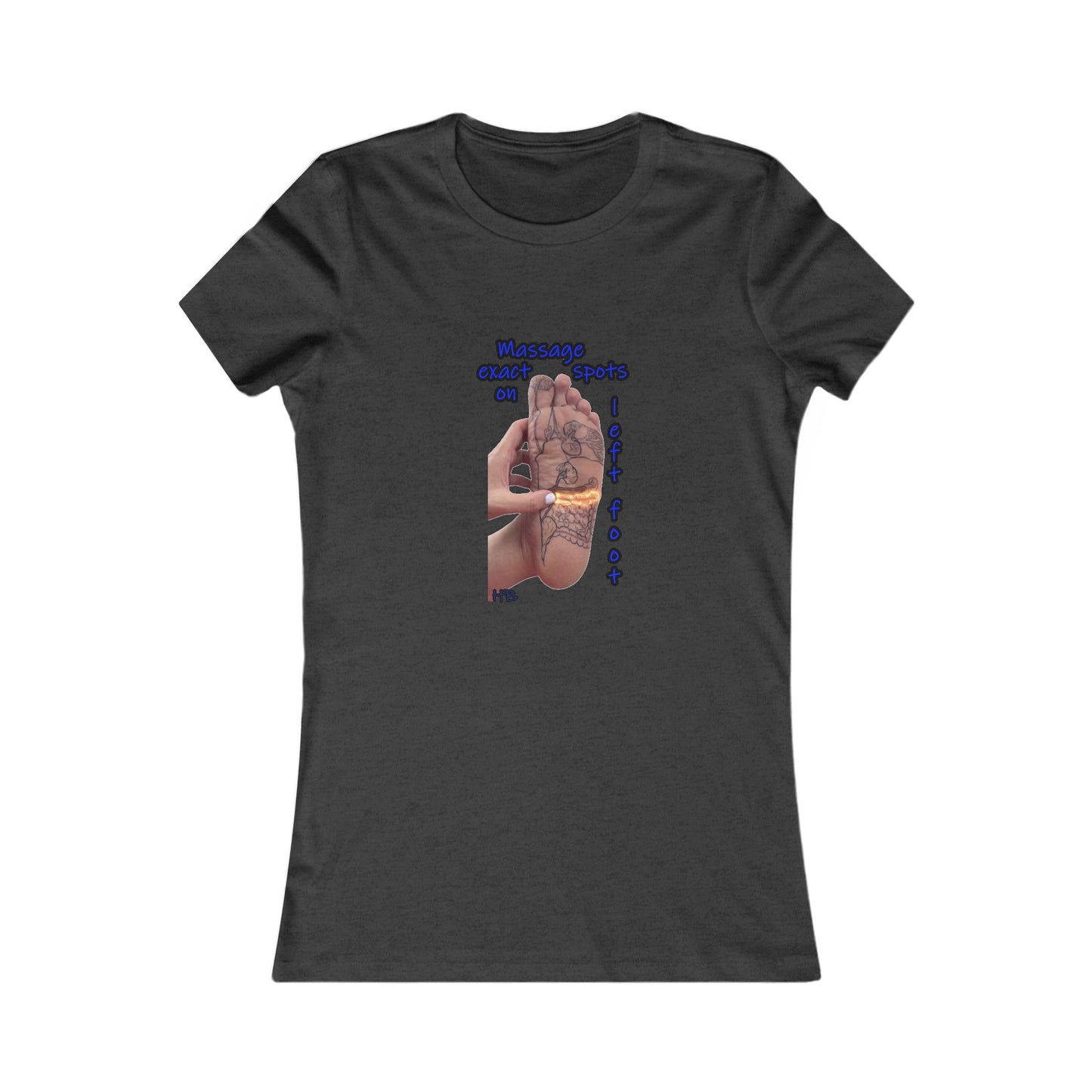 Foot-Palm Wellness Organic Harmony;  Self-Care Holistic Healthwear (Women - Premium Cotton Tee)