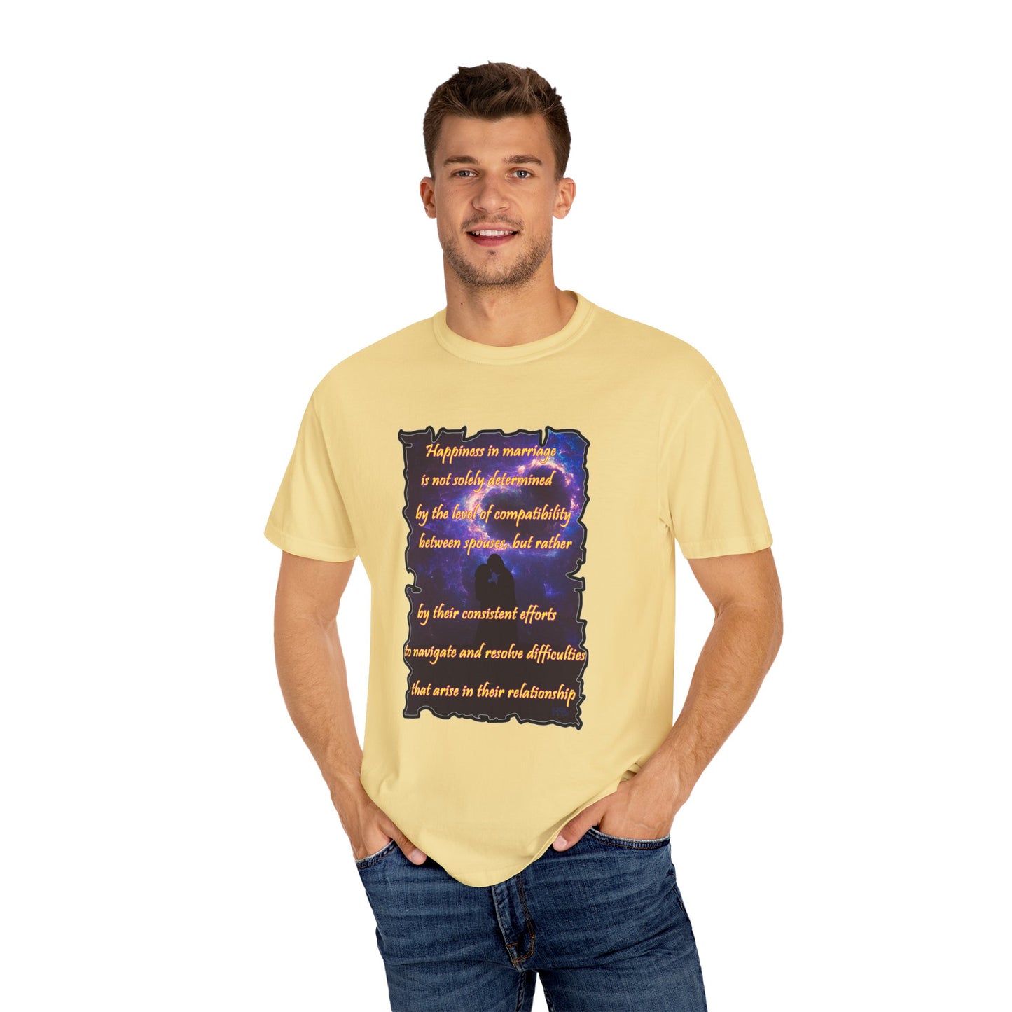 Marriage & Commitment V-Neck Tee – Love, Growth & Relationship Wisdom