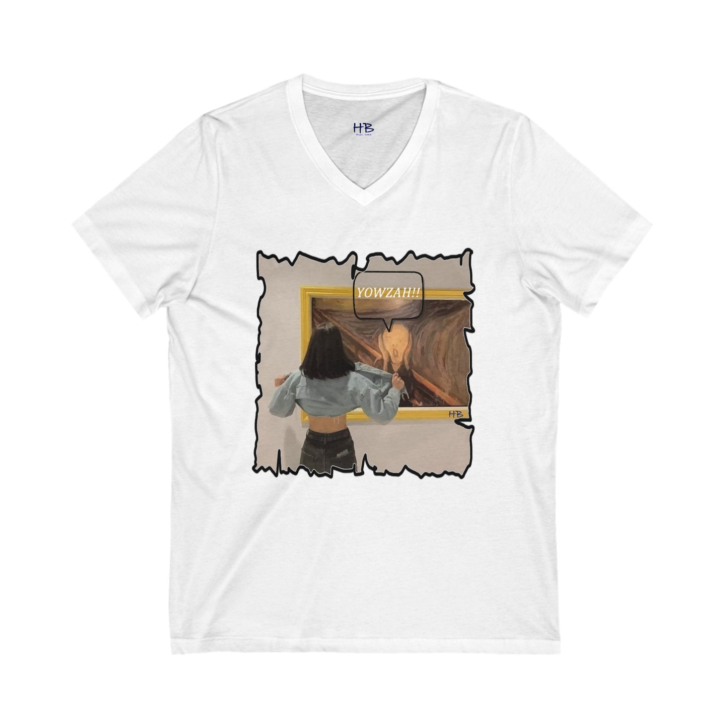 Unleashed Irresistible Seductive Scream YOWZA (Unisex Jersey Short Sleeve V-neck - Comfortable Everyday Wear)