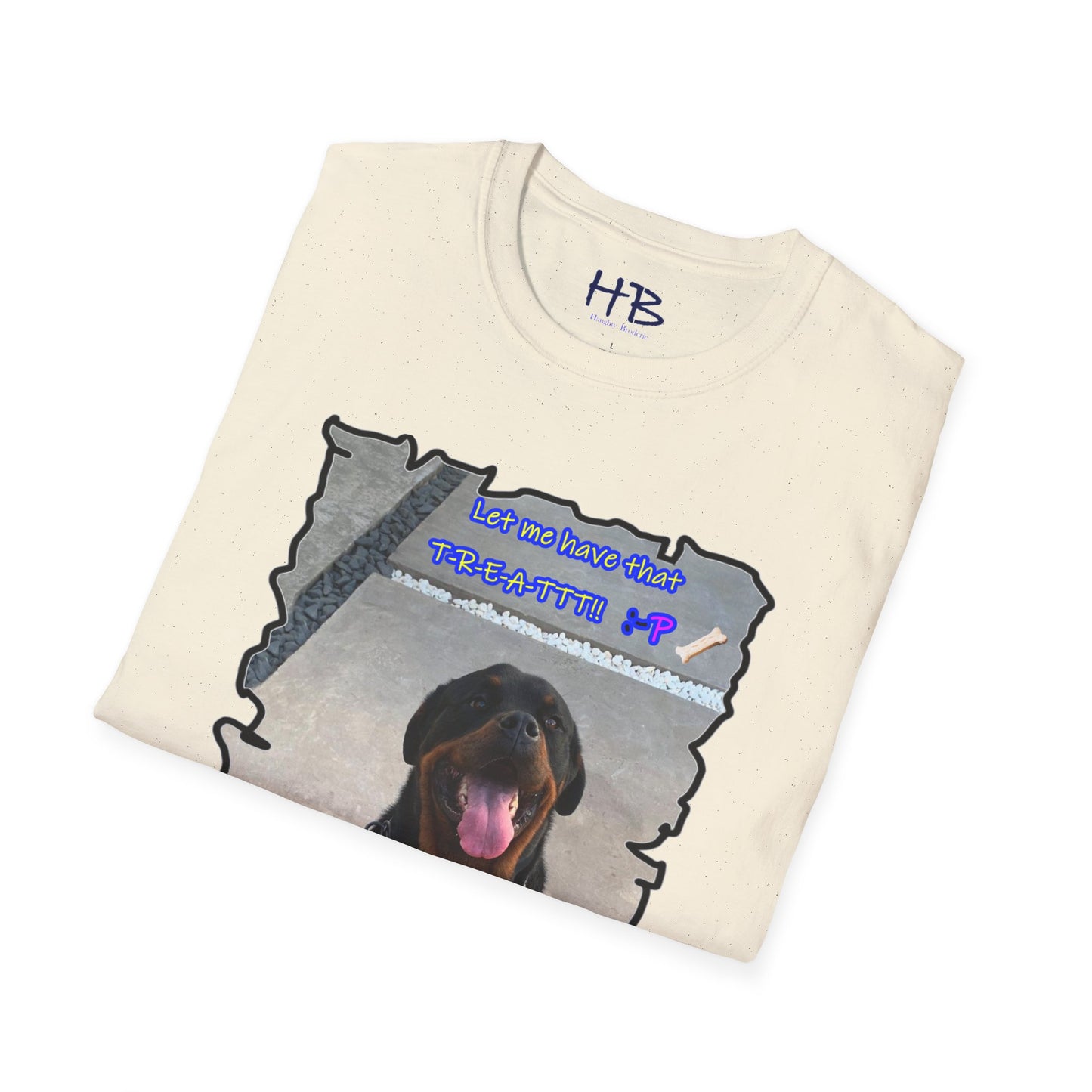 Unleashing Joy: Canine Delights with Rothweiler Luke's Charming Treatful Expression in Focus for a treat