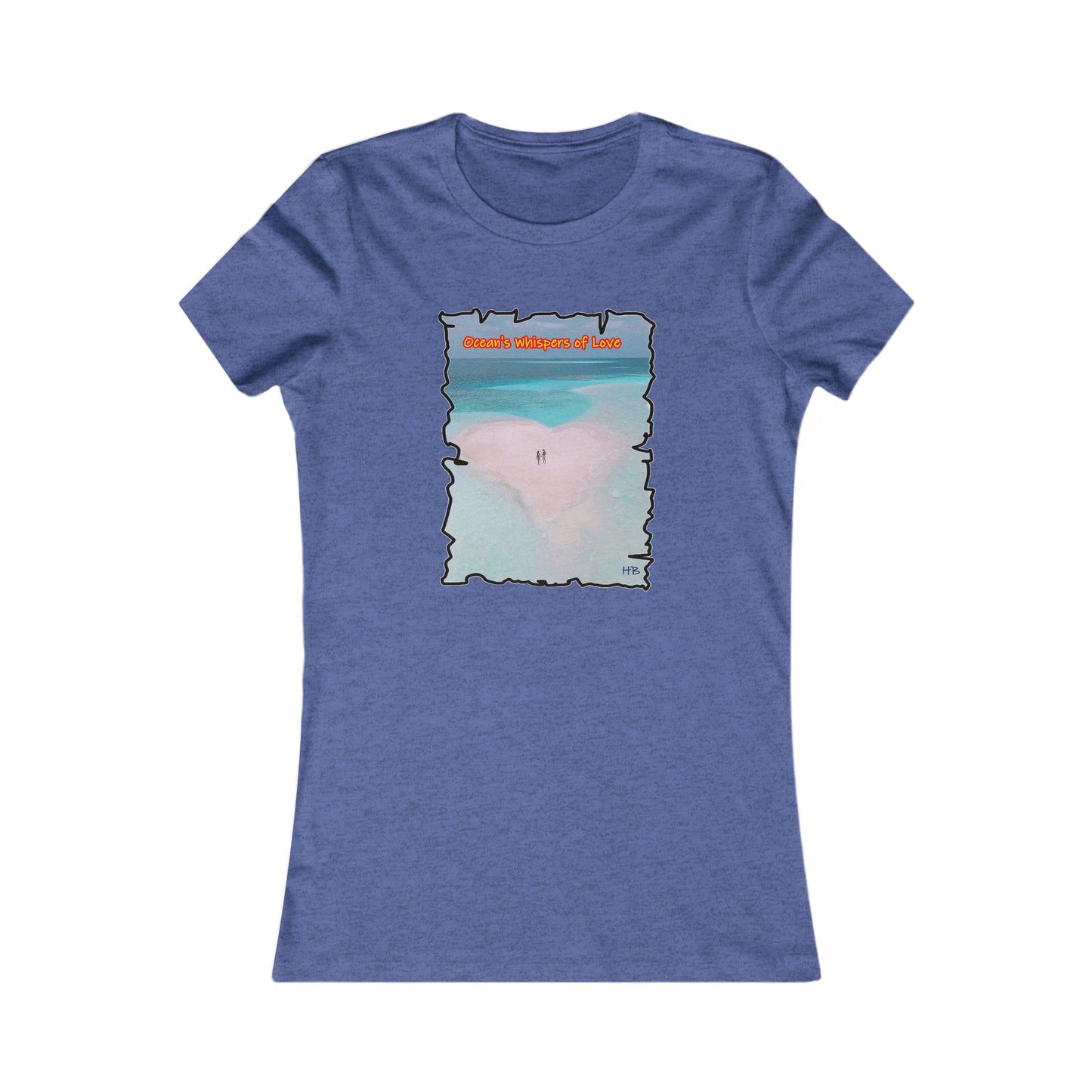 Mystical Sands: Love's Eternal Enchantment Ode to Love (Women - Premium Cotton Tee)