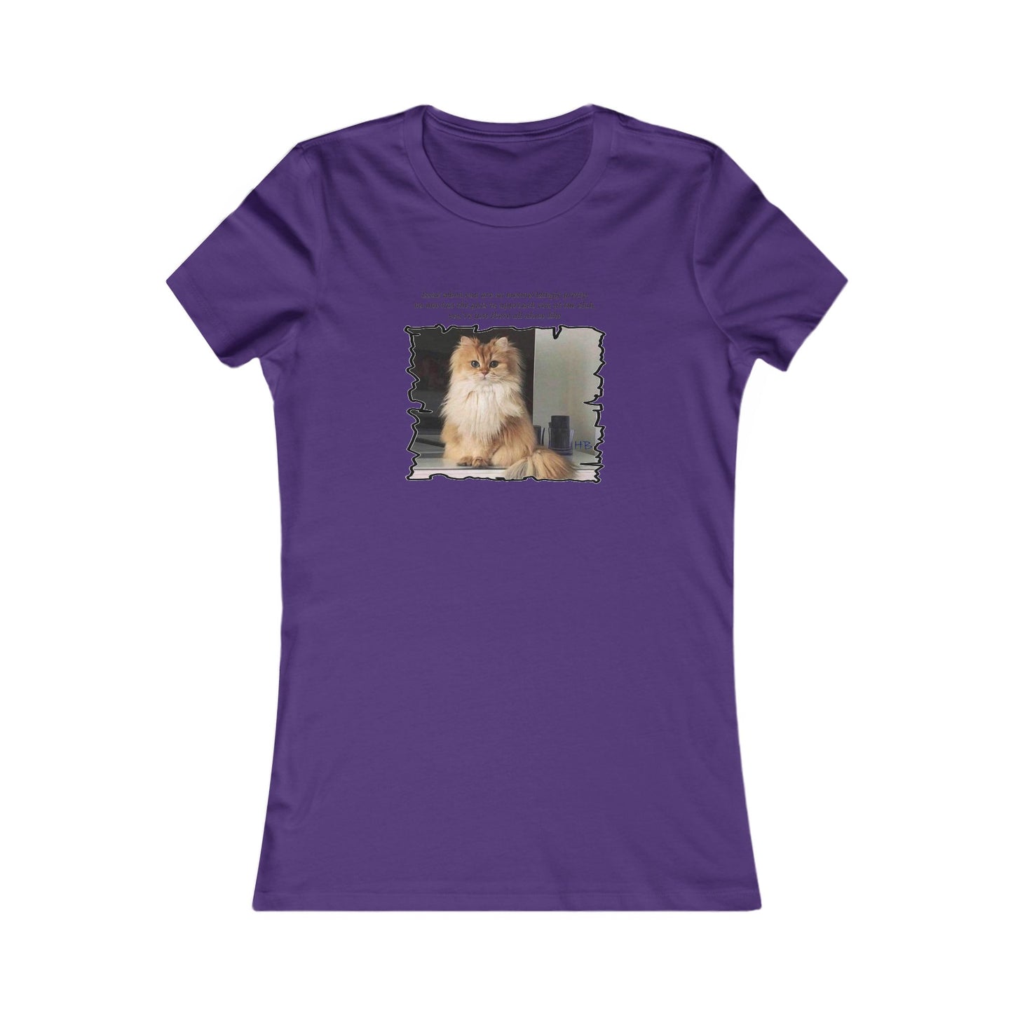 Mesmerizing Lonely Kitty (Women - Premium Cotton Tee)