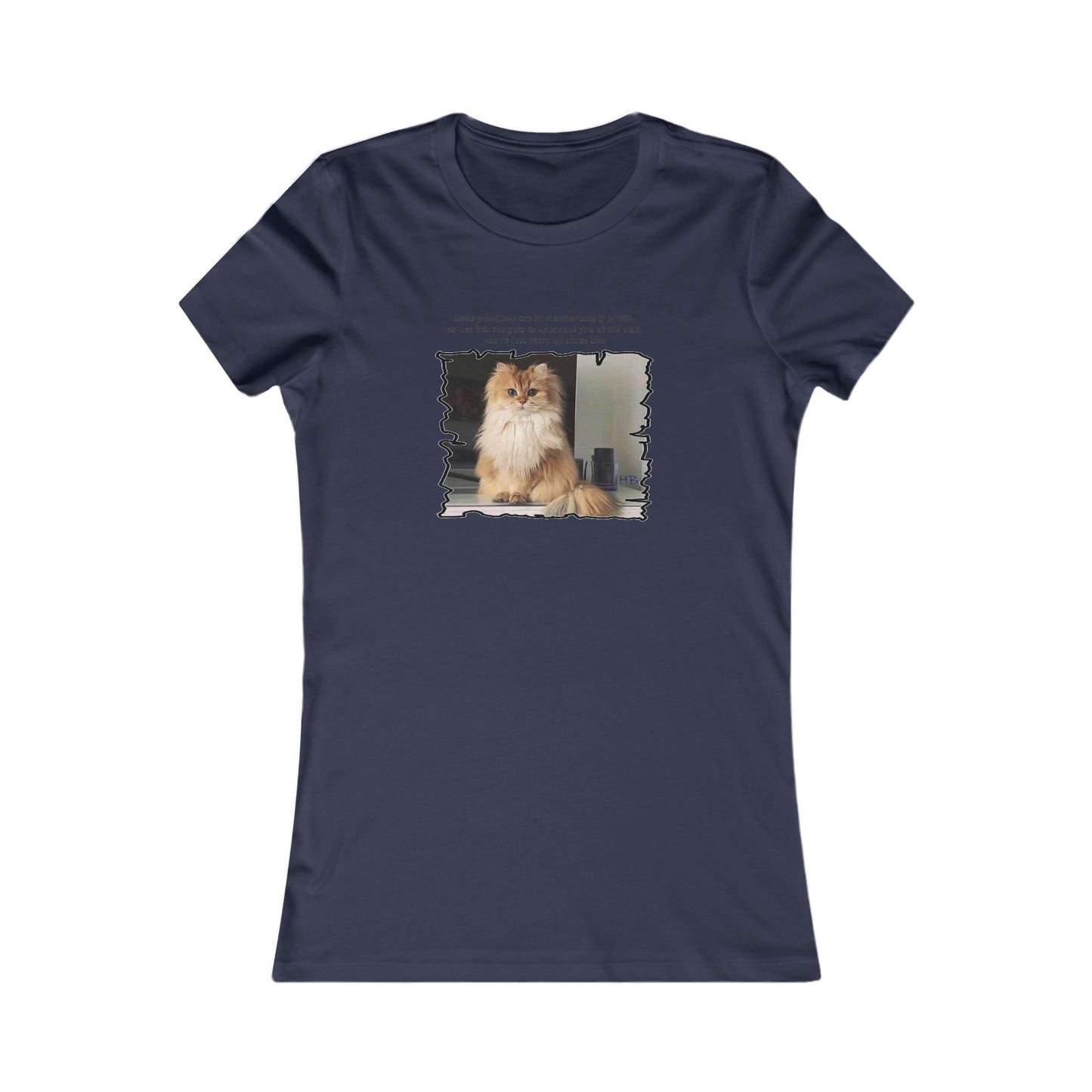 Mesmerizing Lonely Kitty (Women - Premium Cotton Tee)