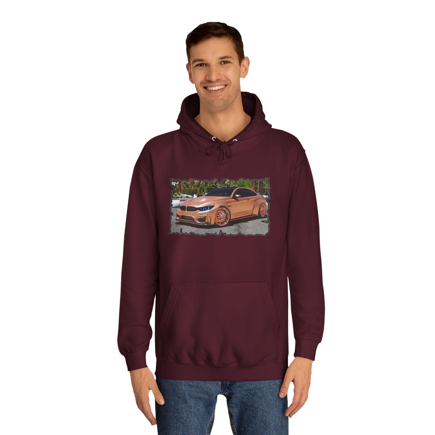 Get Yours Now -- Customized pink BMW M3 (Hoodie - Cozy and Durable)