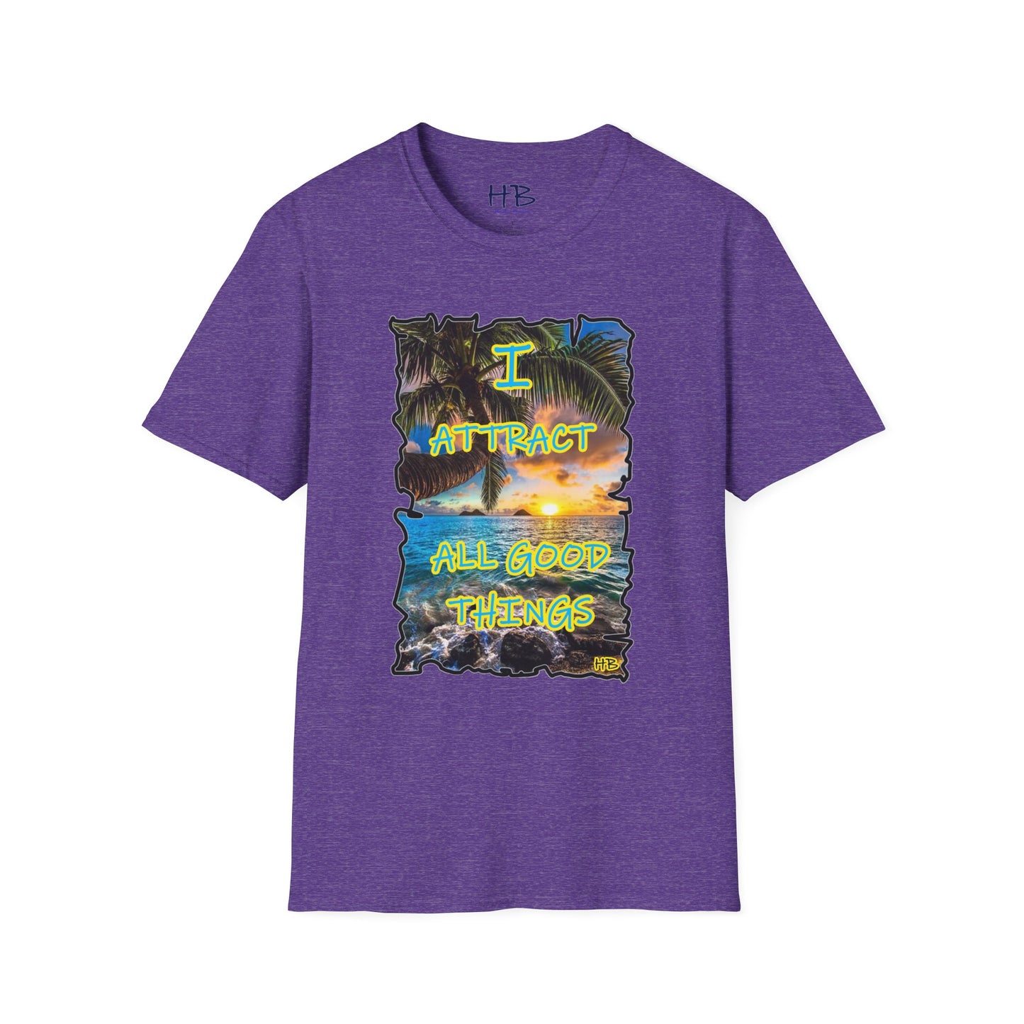 Ocean Sunset Affirmation Dreamscape; Affirmation Empowering Style who Attracts All Good Things