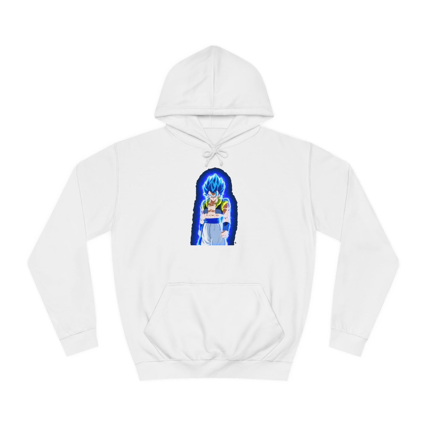 Superhero in Blue in max level (Hoodie - Cozy and Durable)