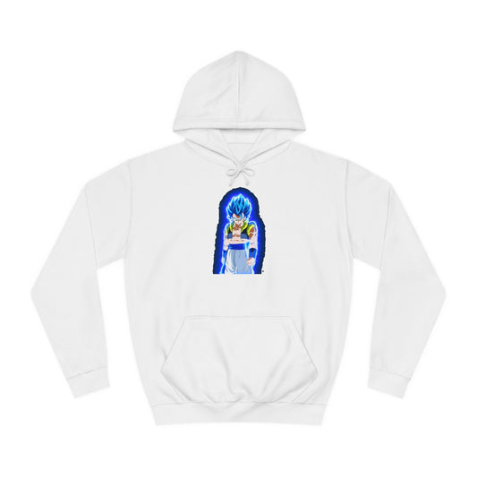 Superhero in Blue in max level (Hoodie - Cozy and Durable)