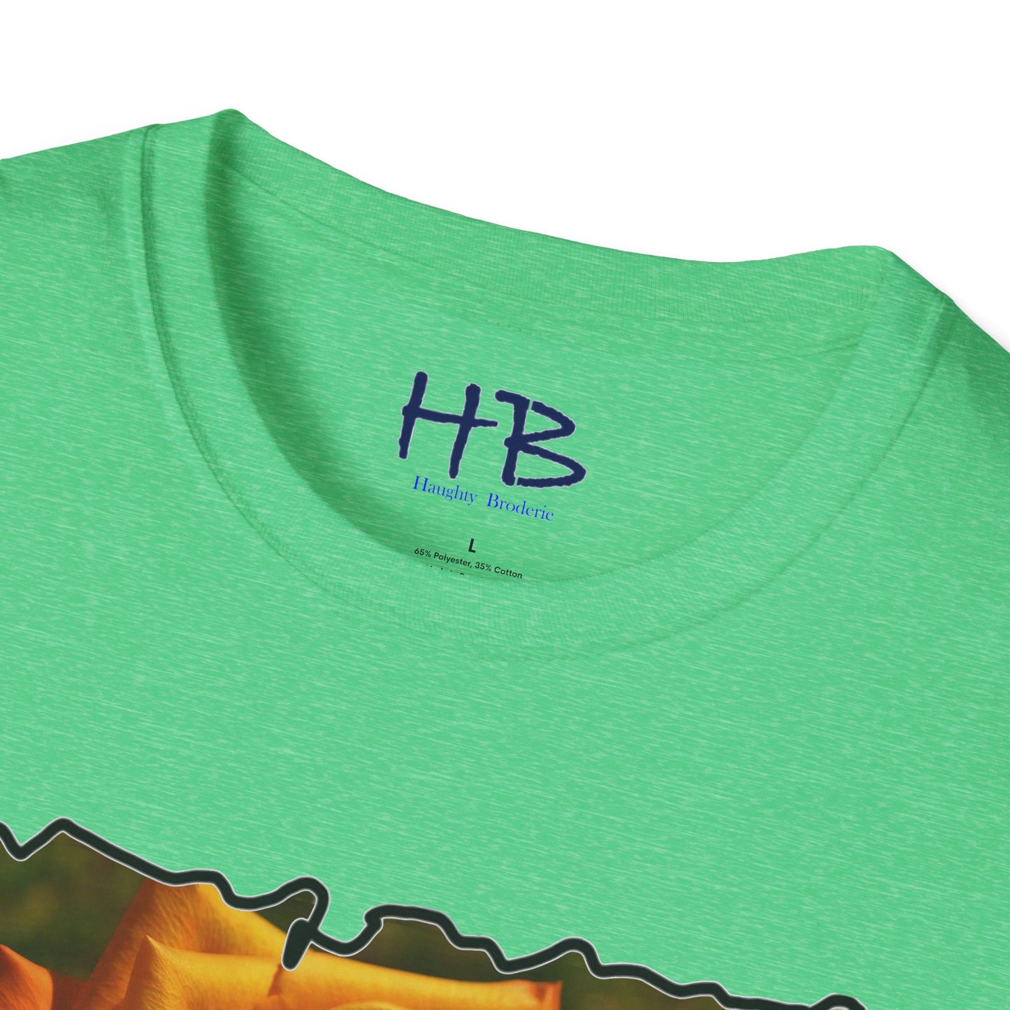 Blossoming Splendor: The Majestic Orange Rose Tee Shirt