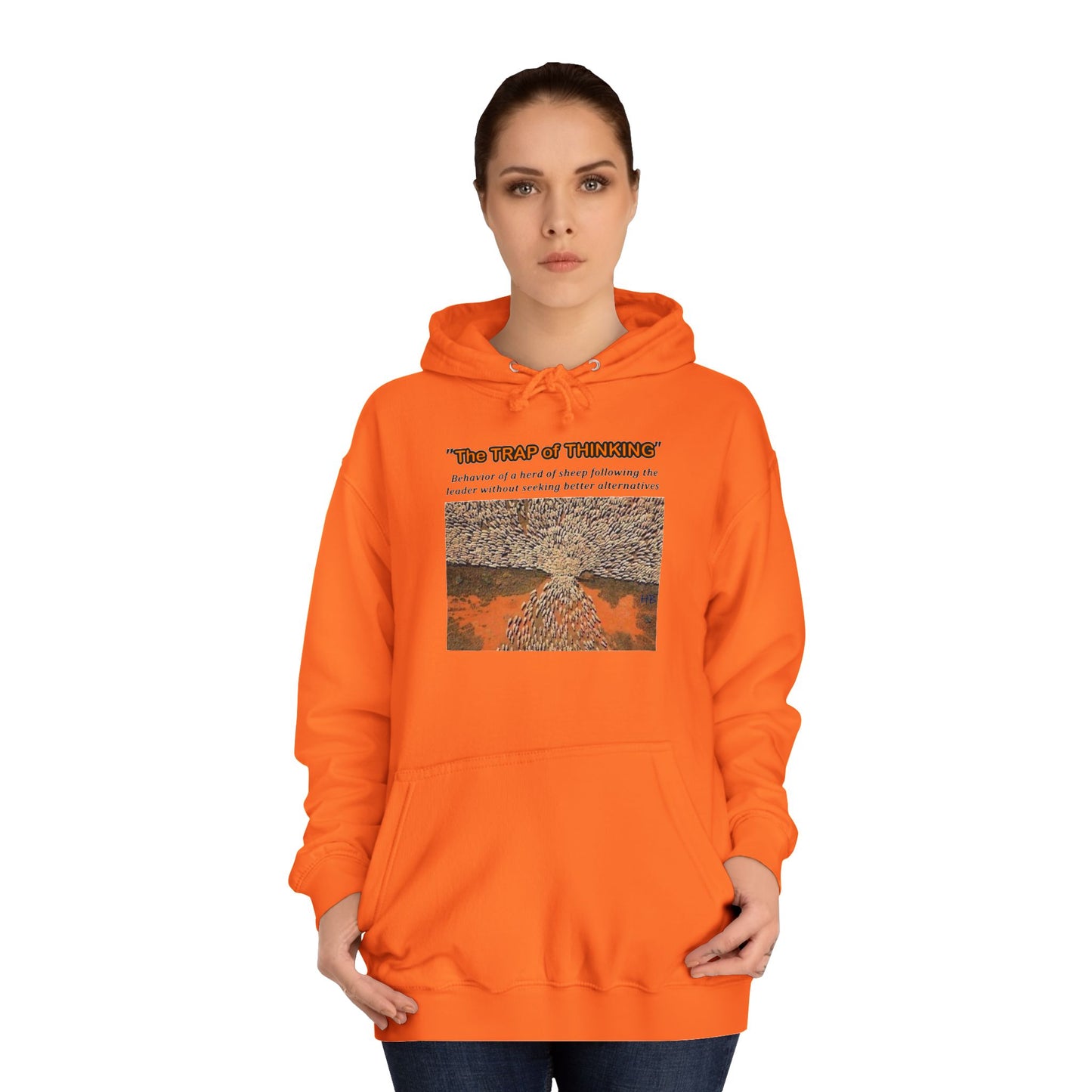 Thought-Provoking Independent Thinker (Hoodie - Cozy and Durable)
